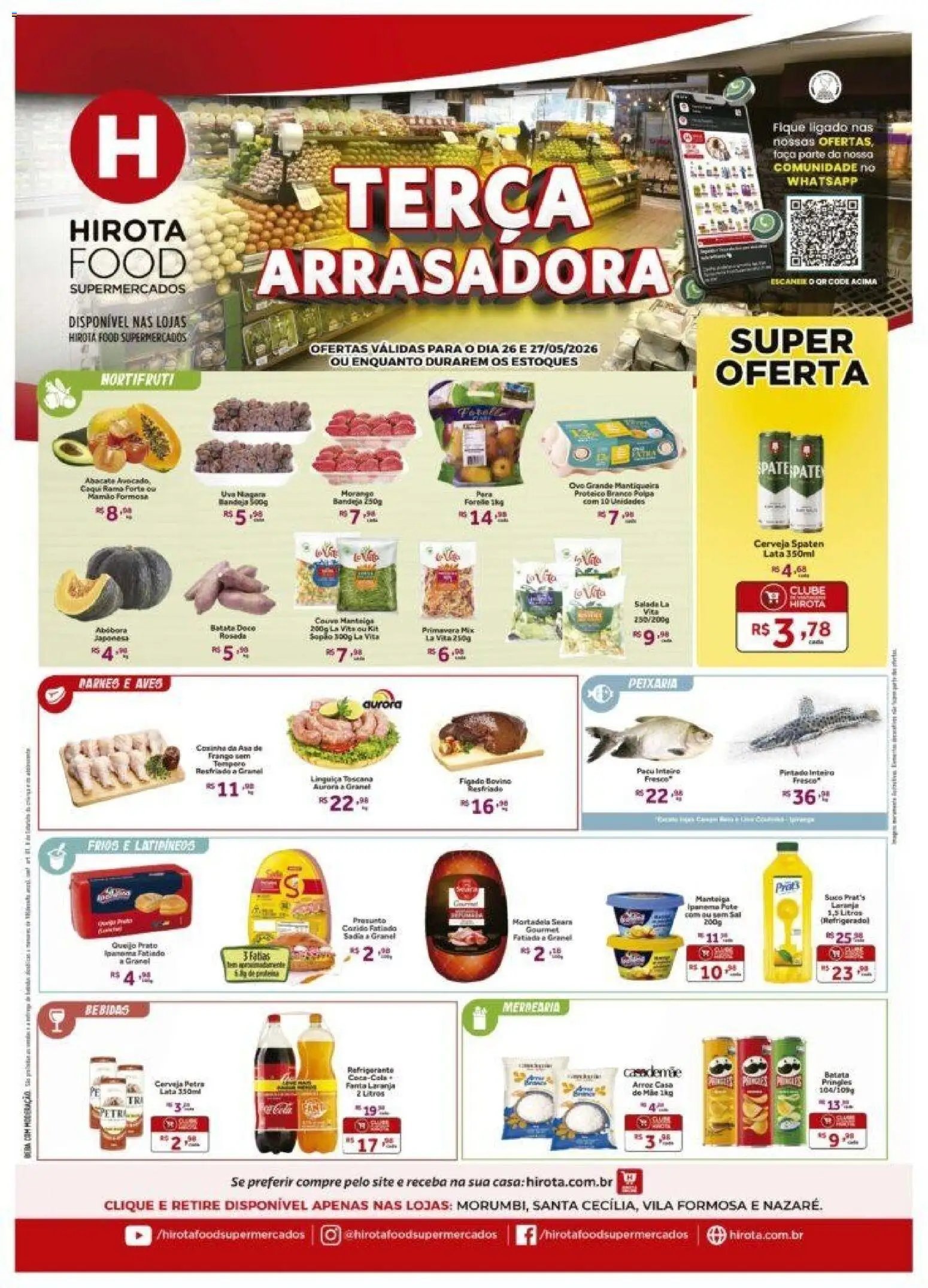 Hirota Food folheto a partir de 26/05/2026 Hirota Food ofertas Terça Arrasadora (2026-05-26 - 2026-05-27)