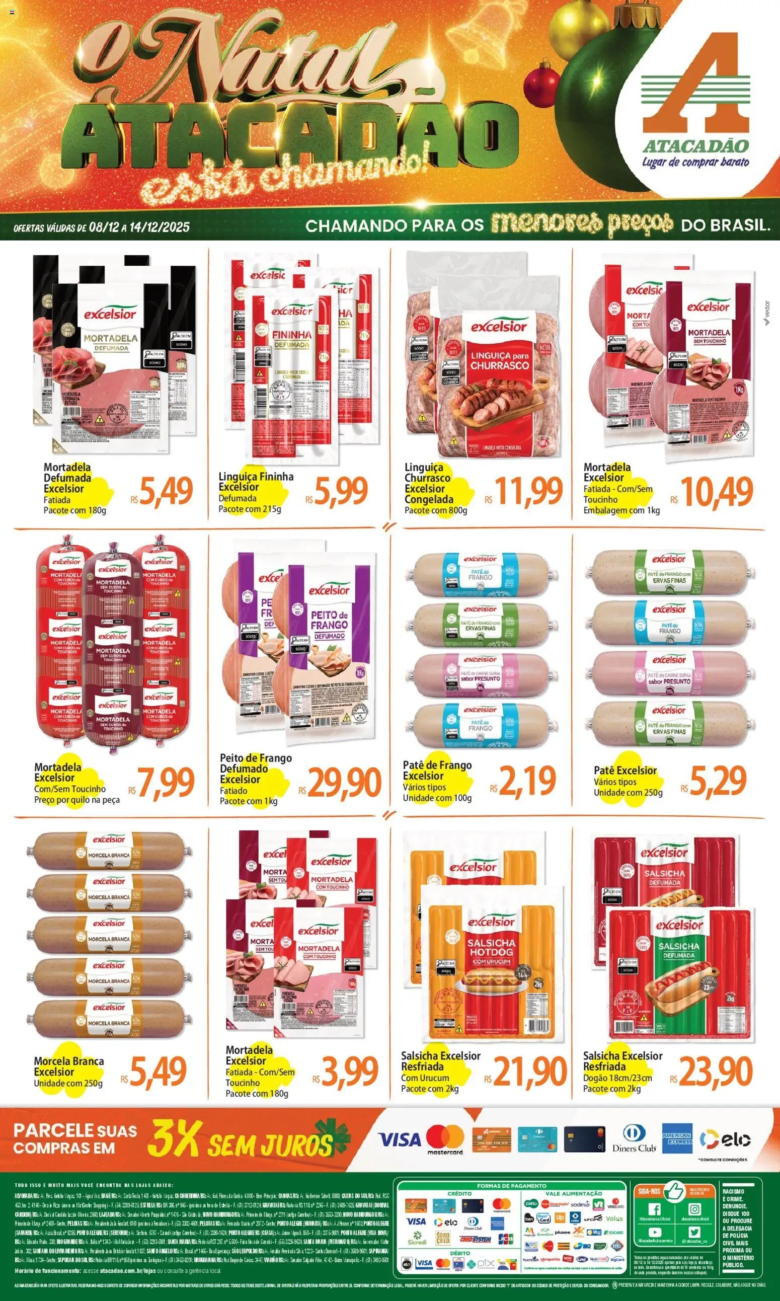 Atacadão folheto a partir de 08/12/2025 Ofertas - RS (2025-12-08 - 2025-12-14)