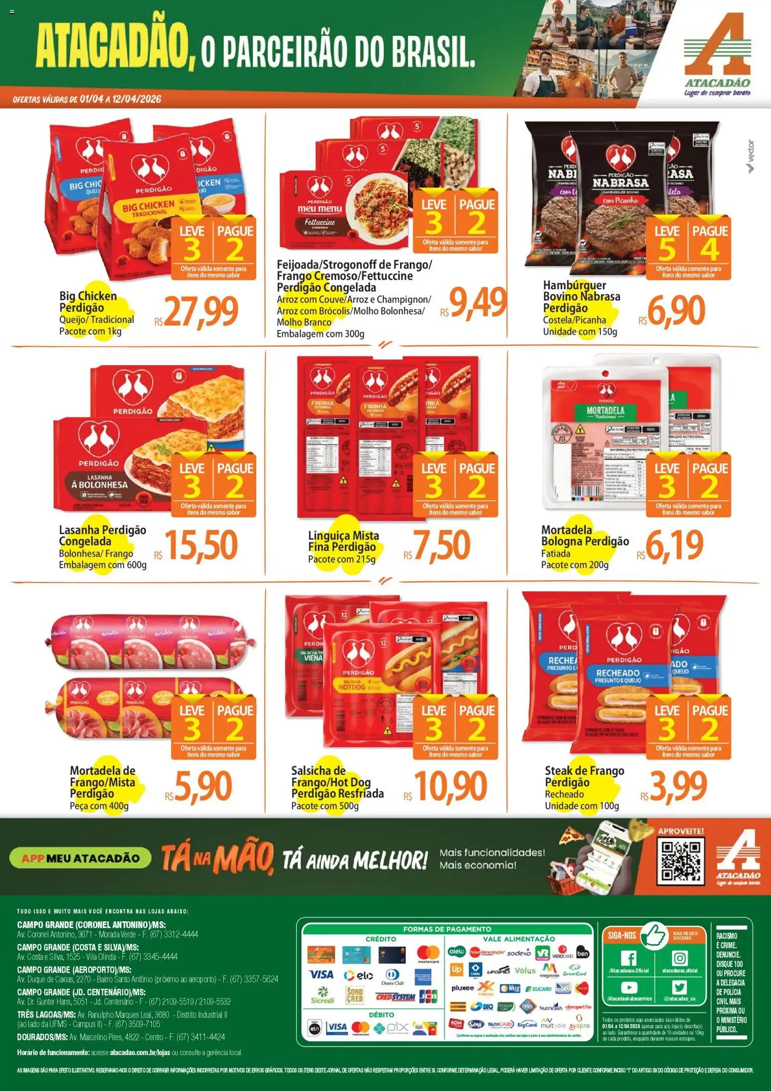 Atacadão folheto a partir de 01/04/2026 Atacadão ofertas - MS (2026-04-01 - 2026-04-12)