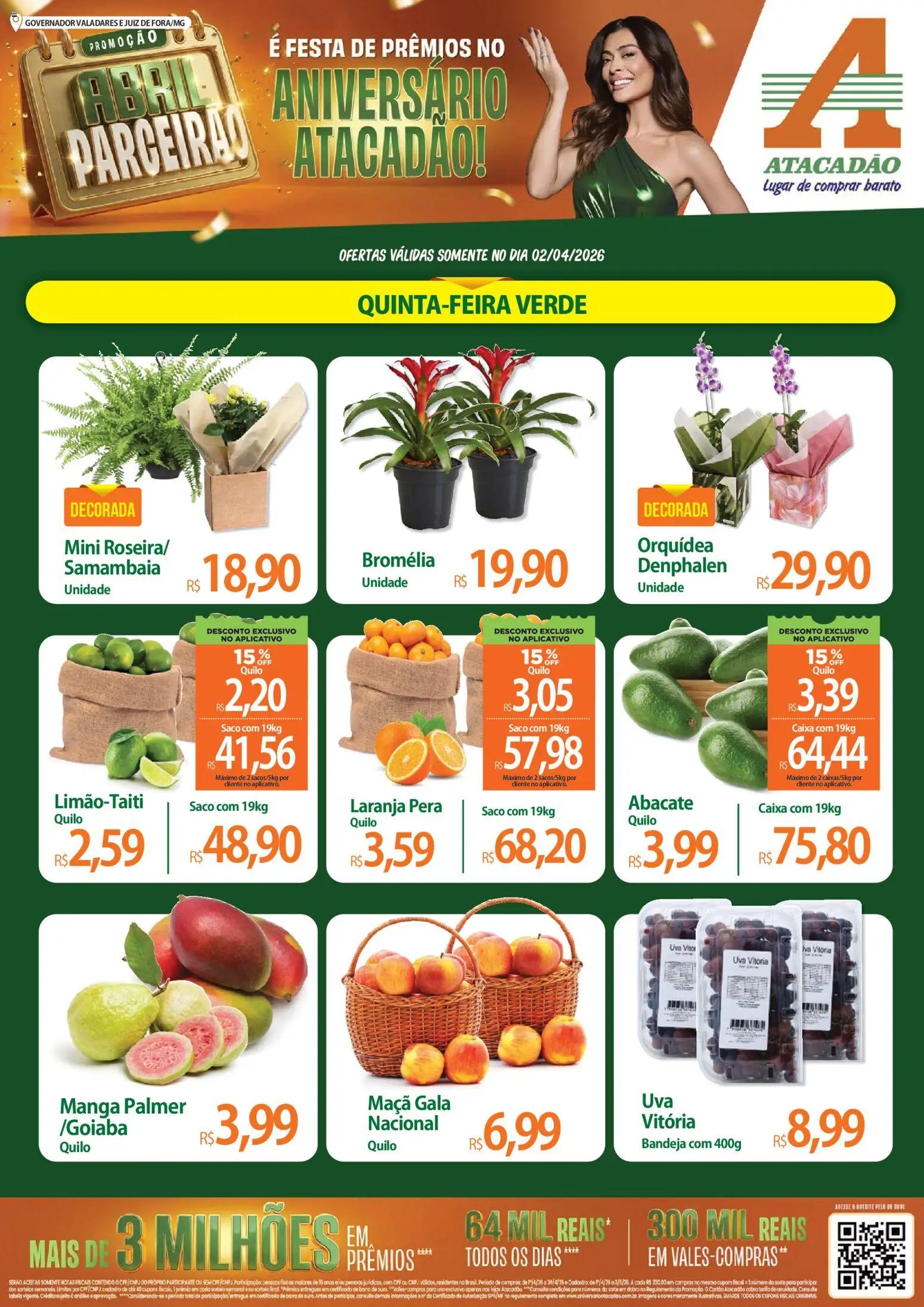 Atacadão folheto a partir de 02/04/2026 Atacadão ofertas - MG (2026-04-02 - 2026-04-02)