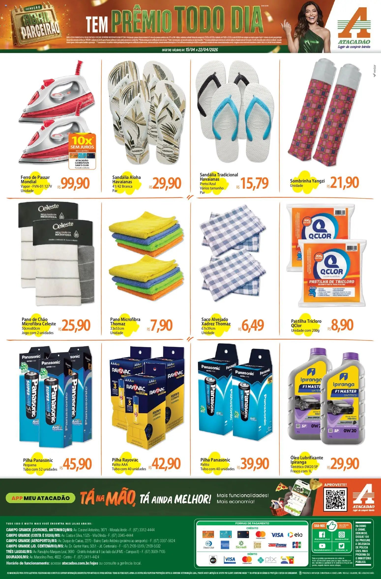 Atacadão folheto a partir de 15/04/2026 Atacadão ofertas - MS (2026-04-15 - 2026-04-22)