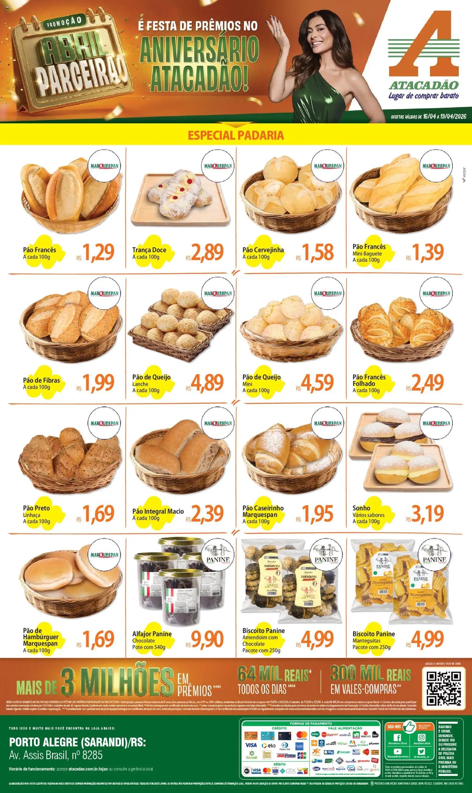 Atacadão folheto a partir de 16/04/2026 Atacadão ofertas - RS (2026-04-16 - 2026-04-19)
