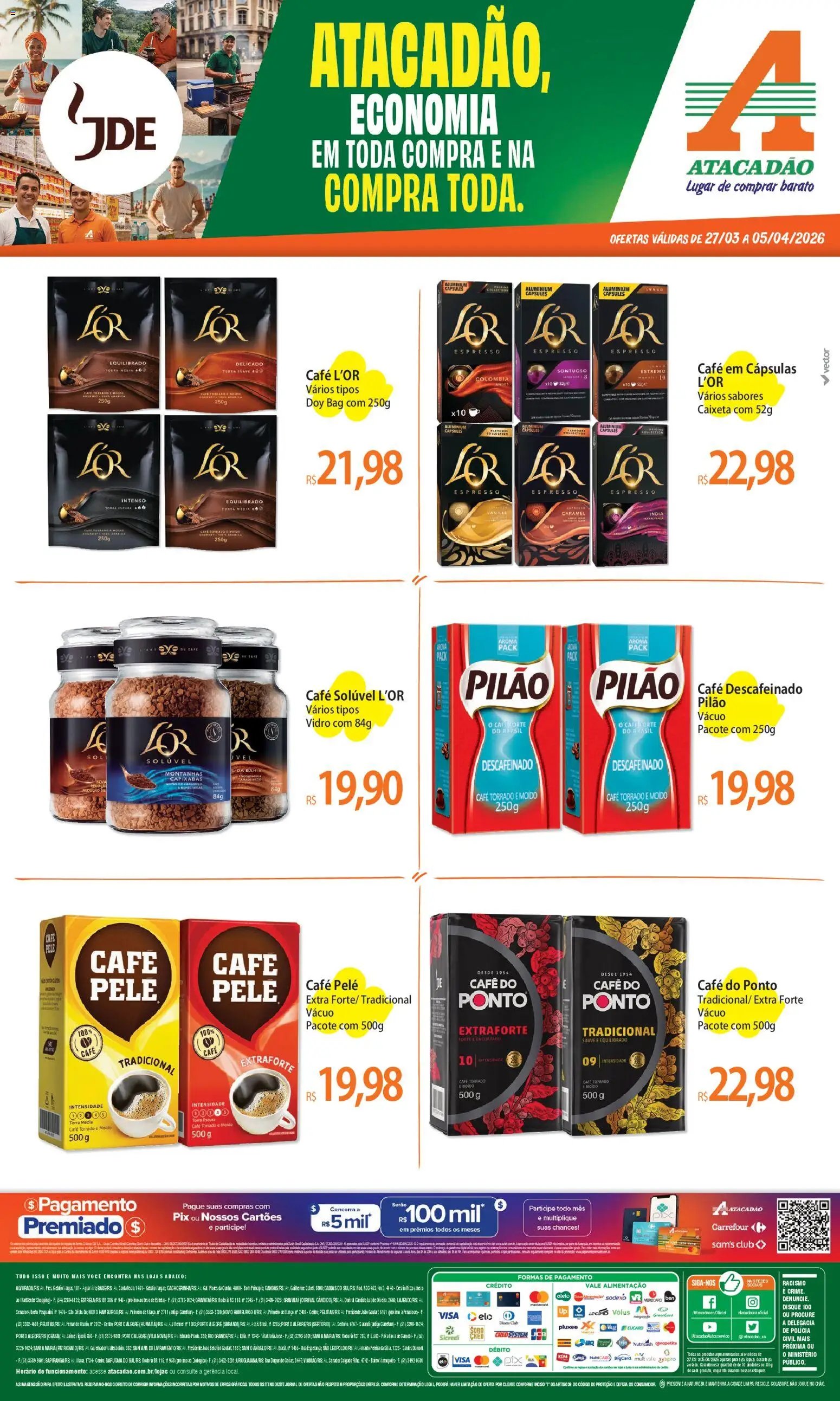 Atacadão folheto a partir de 27/03/2026 Atacadão ofertas - RS (2026-03-27 - 2026-04-05)