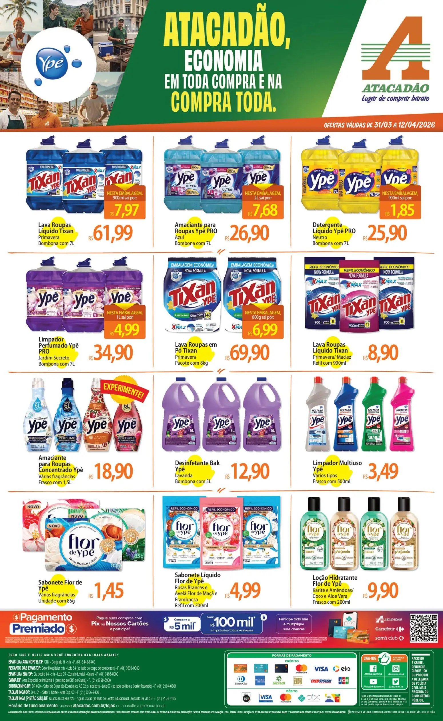 Atacadão folheto a partir de 31/03/2026 Atacadão ofertas - DF (2026-03-31 - 2026-04-12)