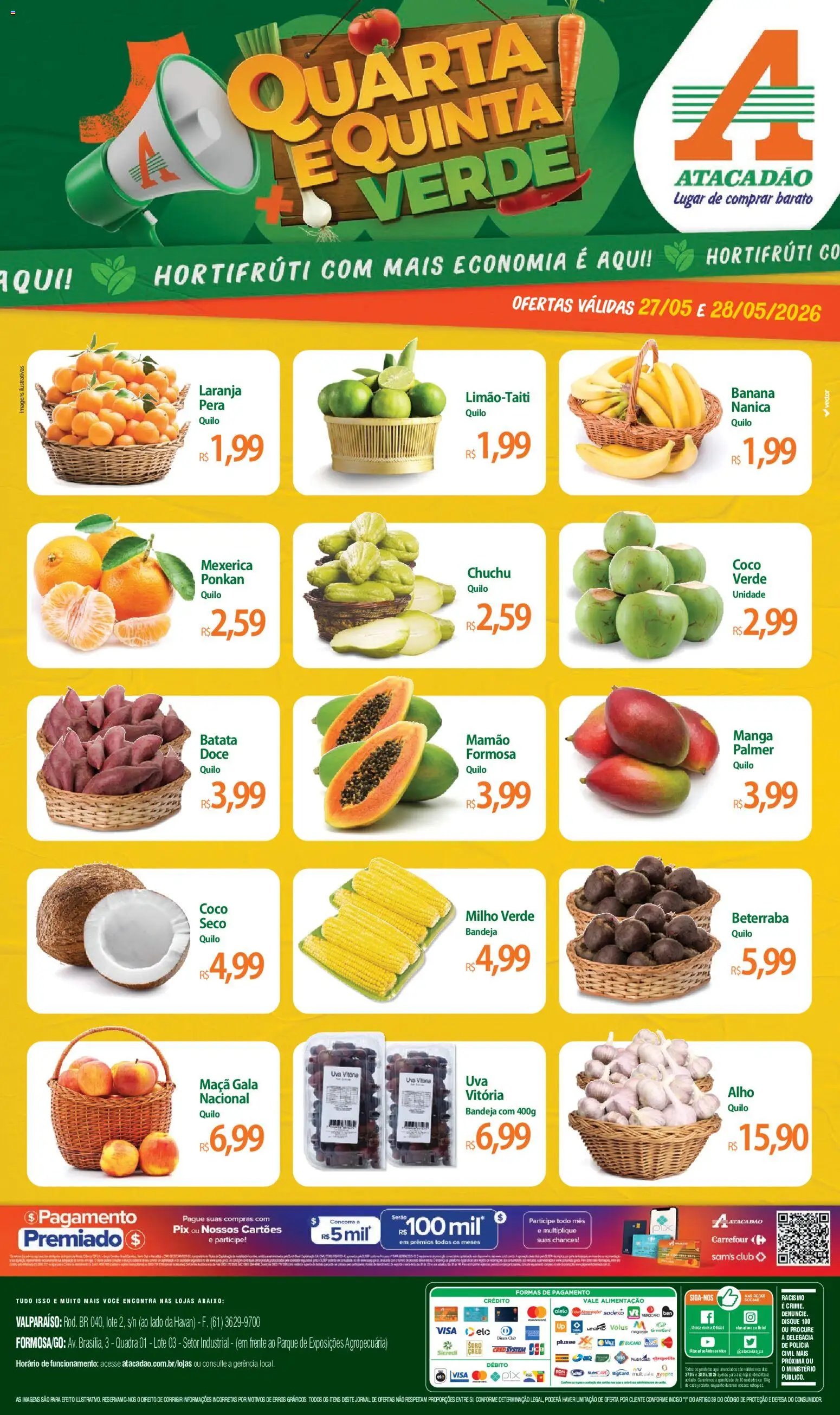 Atacadão folheto a partir de 27/05/2026 Atacadão ofertas - GO (2026-05-27 - 2026-05-28)