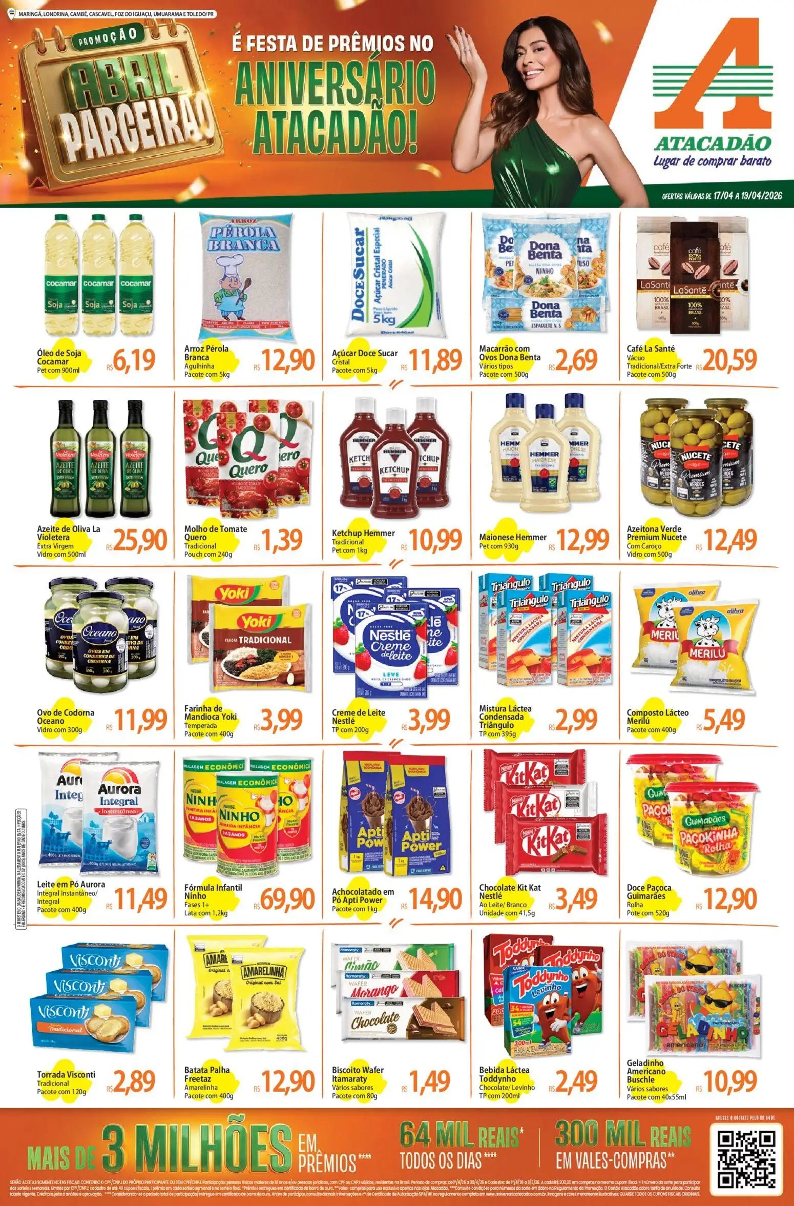 Atacadão folheto a partir de 17/04/2026 Atacadão ofertas - PR (2026-04-17 - 2026-04-19)