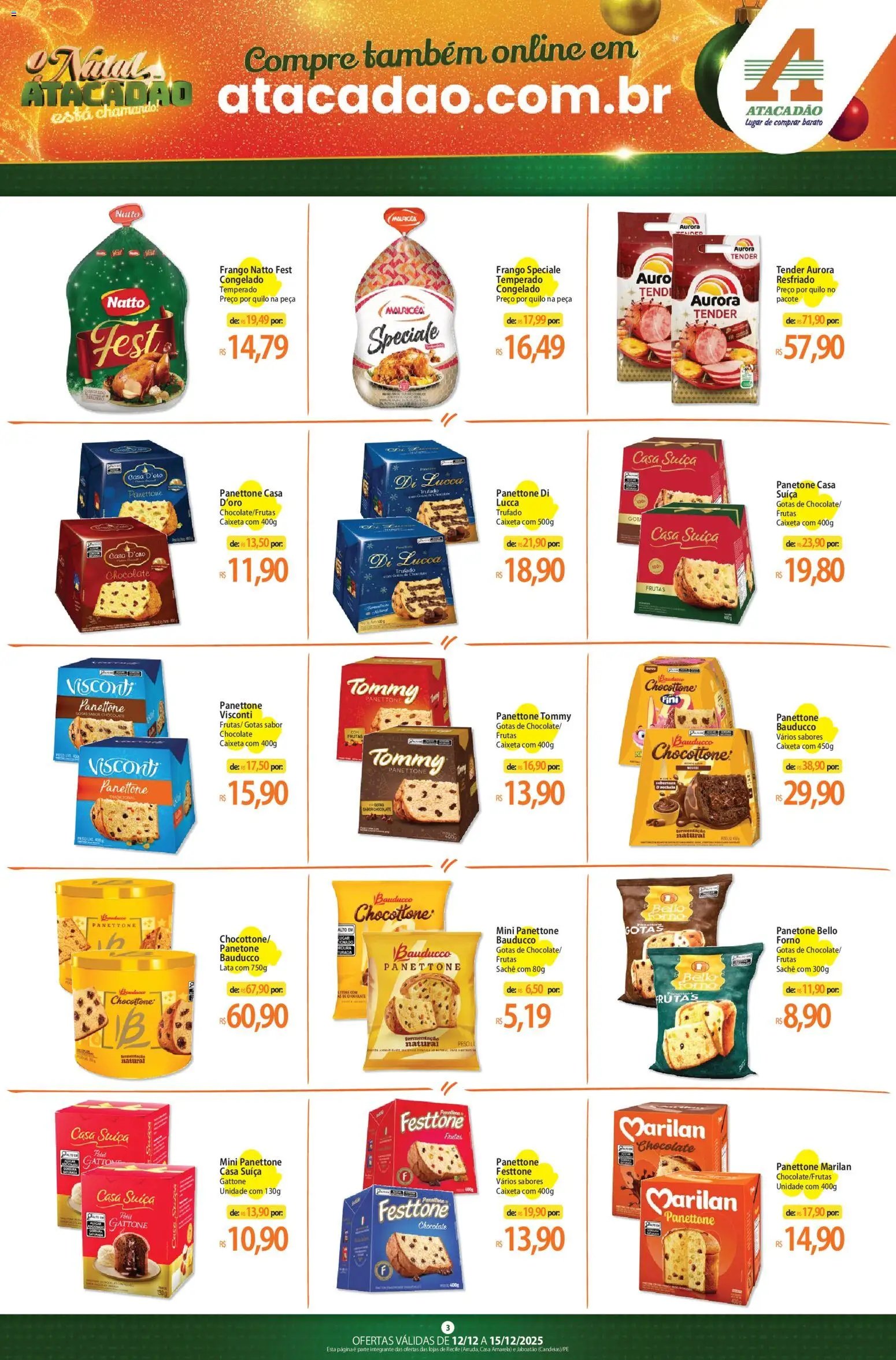Atacadão folheto a partir de 12/12/2025 Ofertas - PE (2025-12-12 - 2025-12-15)