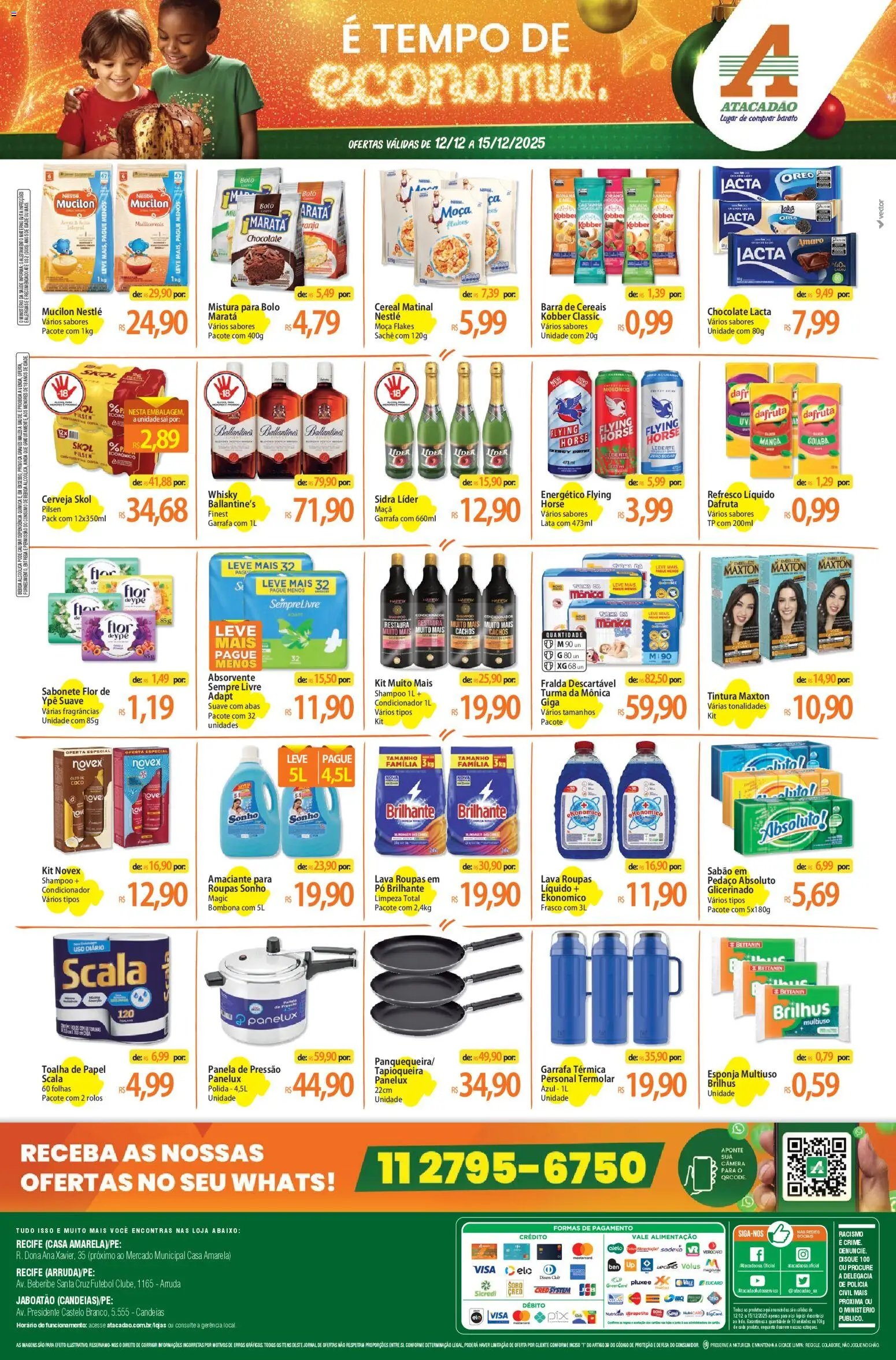 Atacadão folheto a partir de 12/12/2025 Ofertas - PE (2025-12-12 - 2025-12-15)