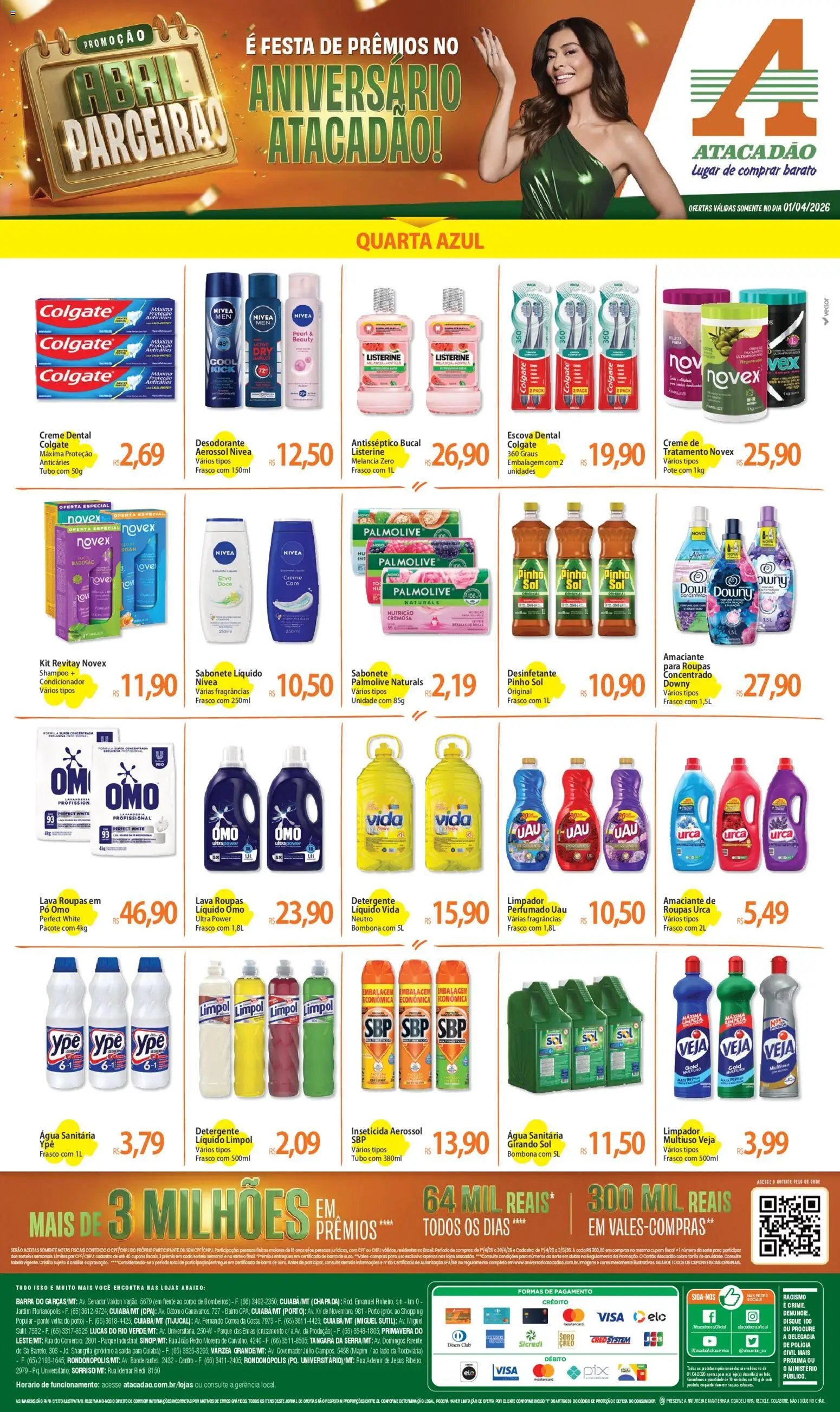Atacadão folheto a partir de 01/04/2026 Atacadão ofertas - MT (2026-04-01 - 2026-04-01)