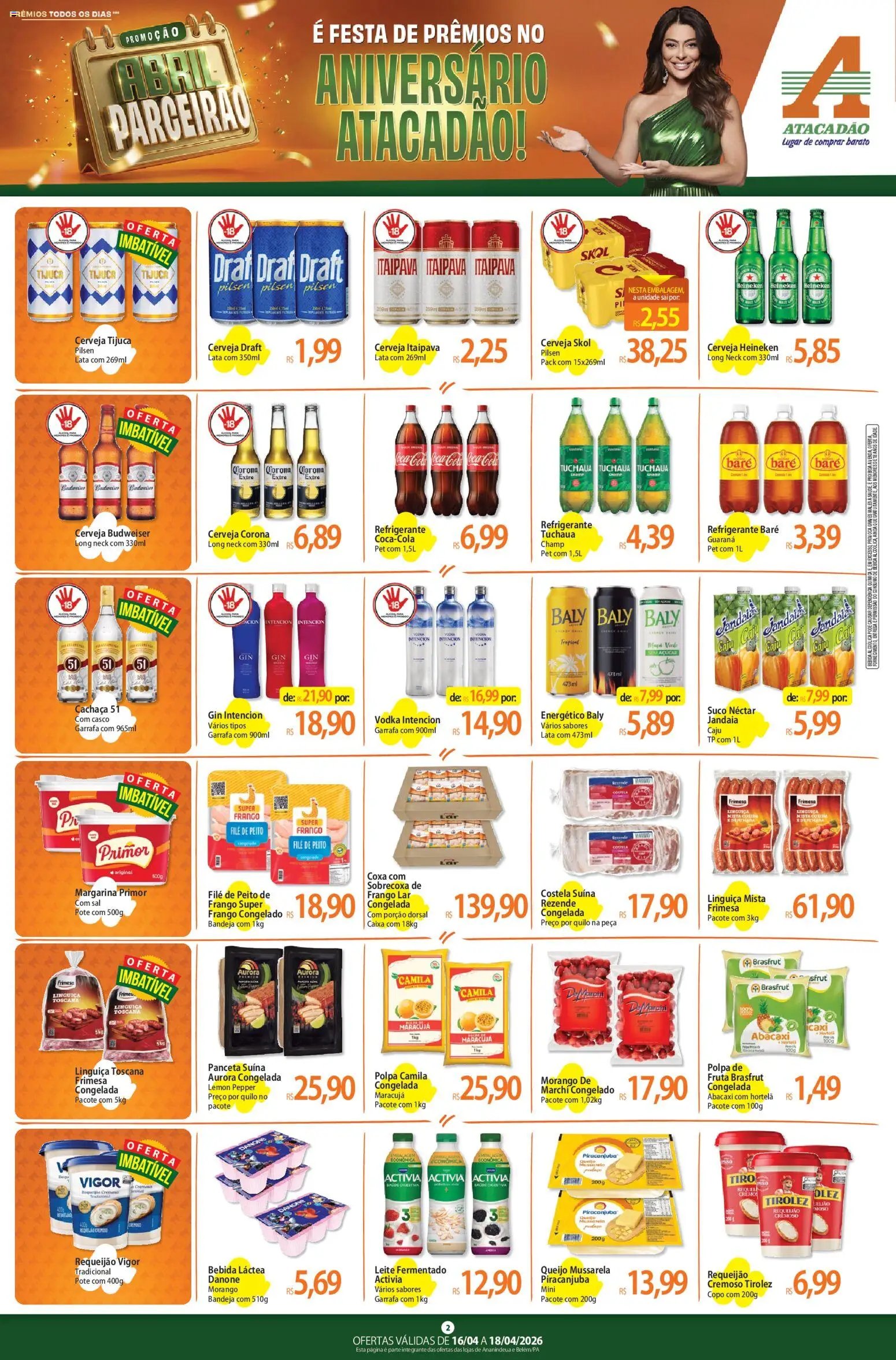 Atacadão folheto a partir de 16/04/2026 Atacadão ofertas - PA (2026-04-16 - 2026-04-18)