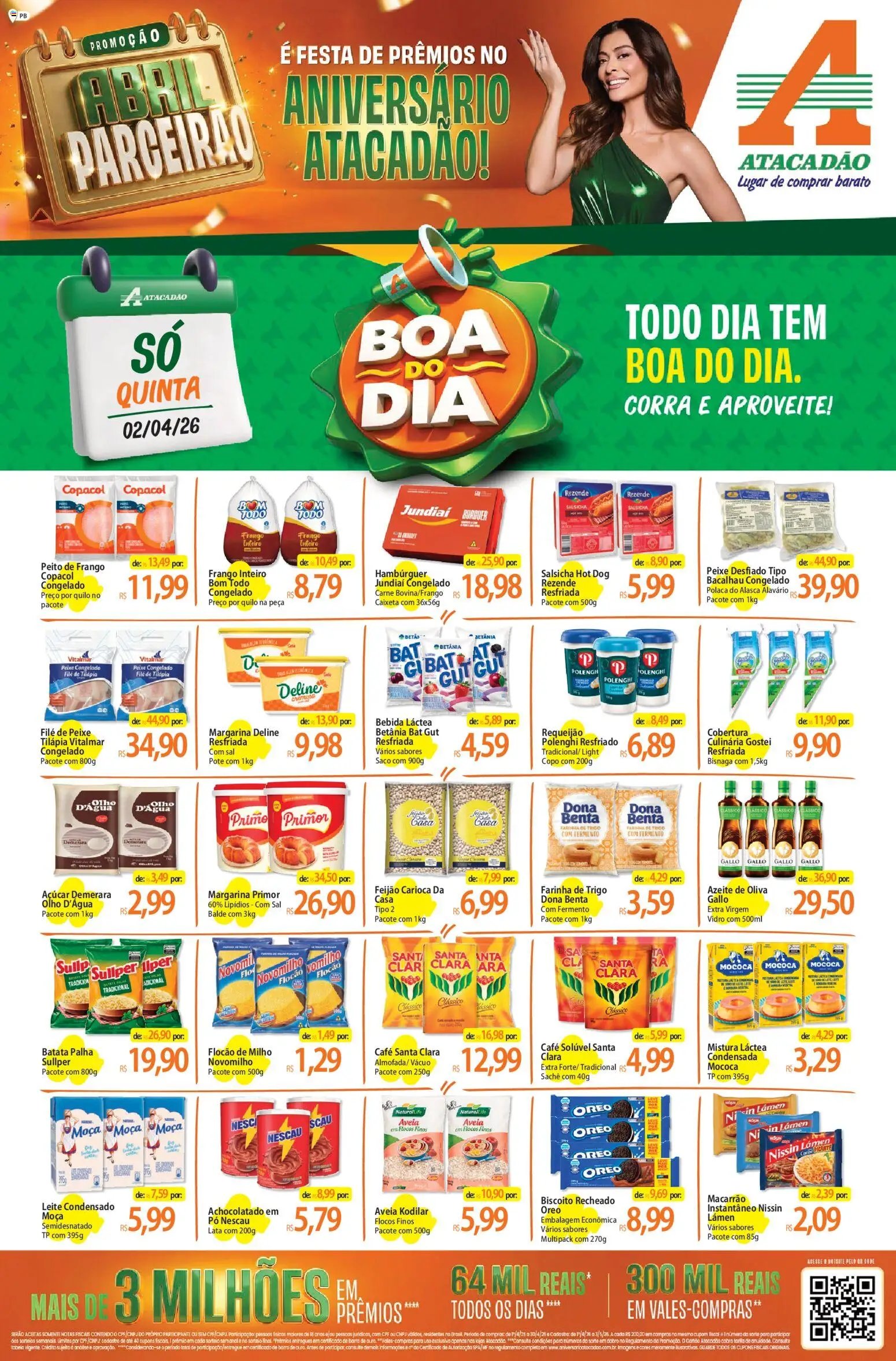 Atacadão folheto a partir de 02/04/2026 Atacadão ofertas - PB (2026-04-02 - 2026-04-02)
