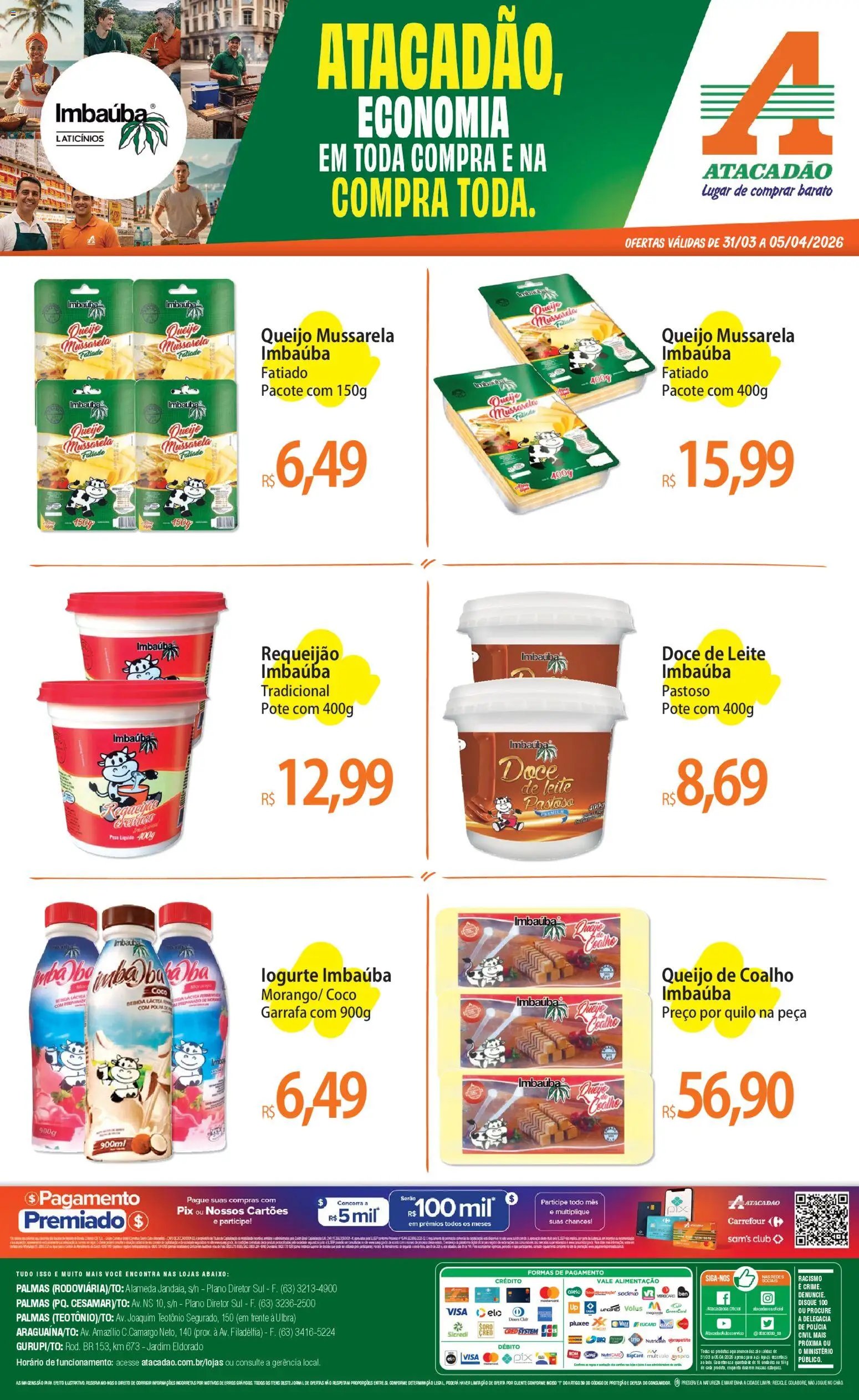 Atacadão folheto a partir de 31/03/2026 Atacadão ofertas - TO (2026-03-31 - 2026-04-05)