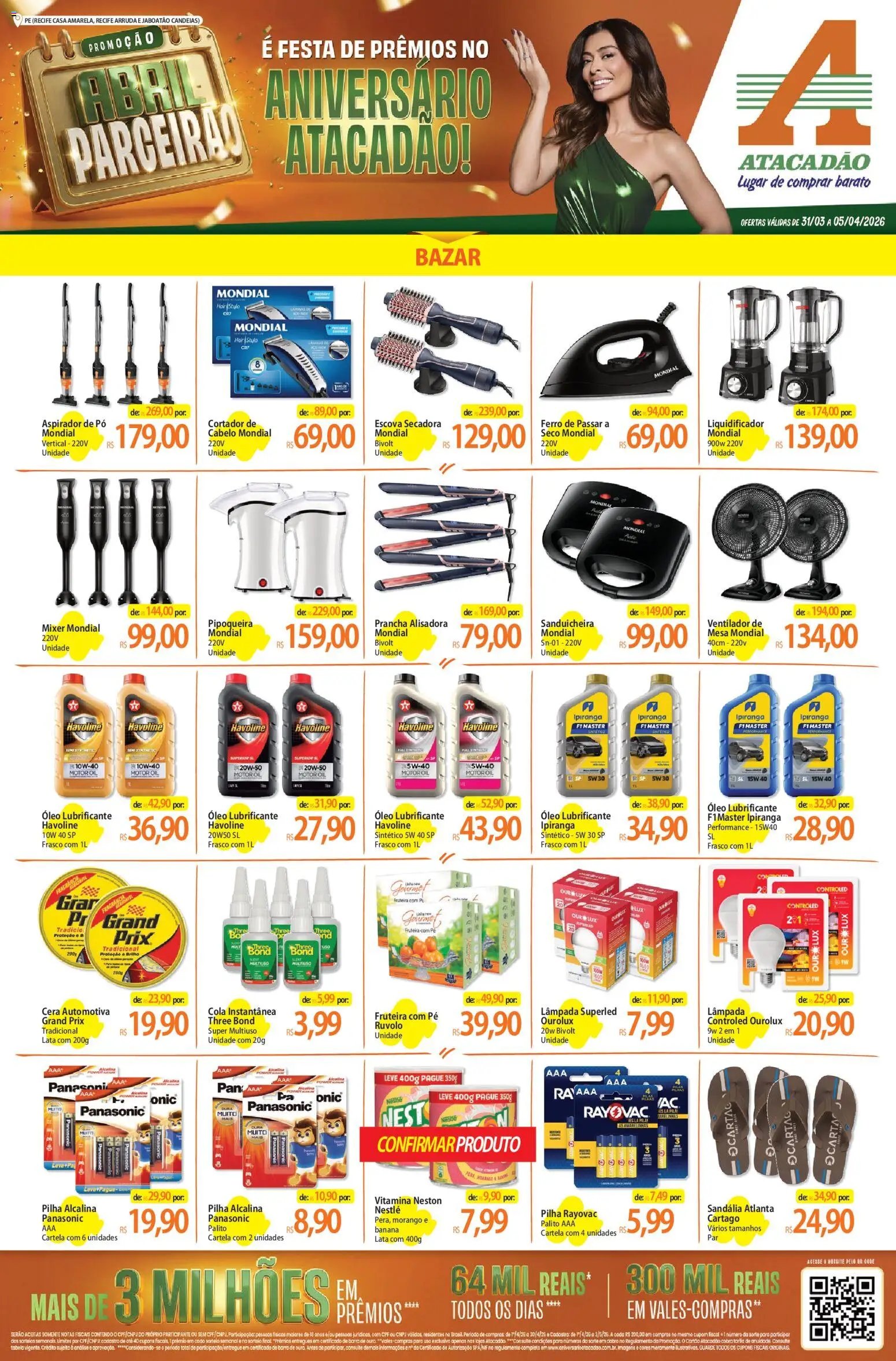 Atacadão folheto a partir de 31/03/2026 Atacadão ofertas - PE (2026-03-31 - 2026-04-05)
