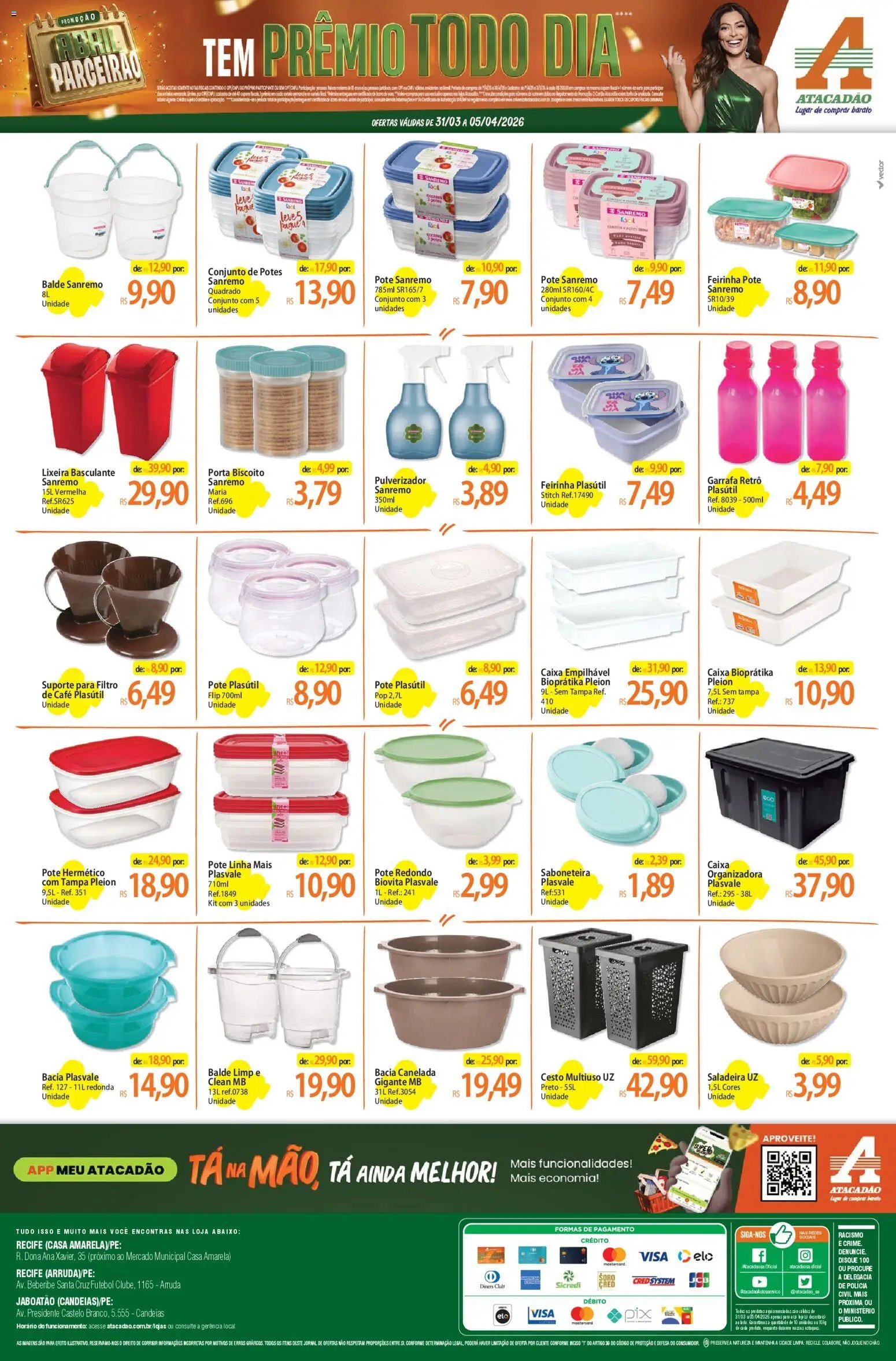 Atacadão folheto a partir de 31/03/2026 Atacadão ofertas - PE (2026-03-31 - 2026-04-05)