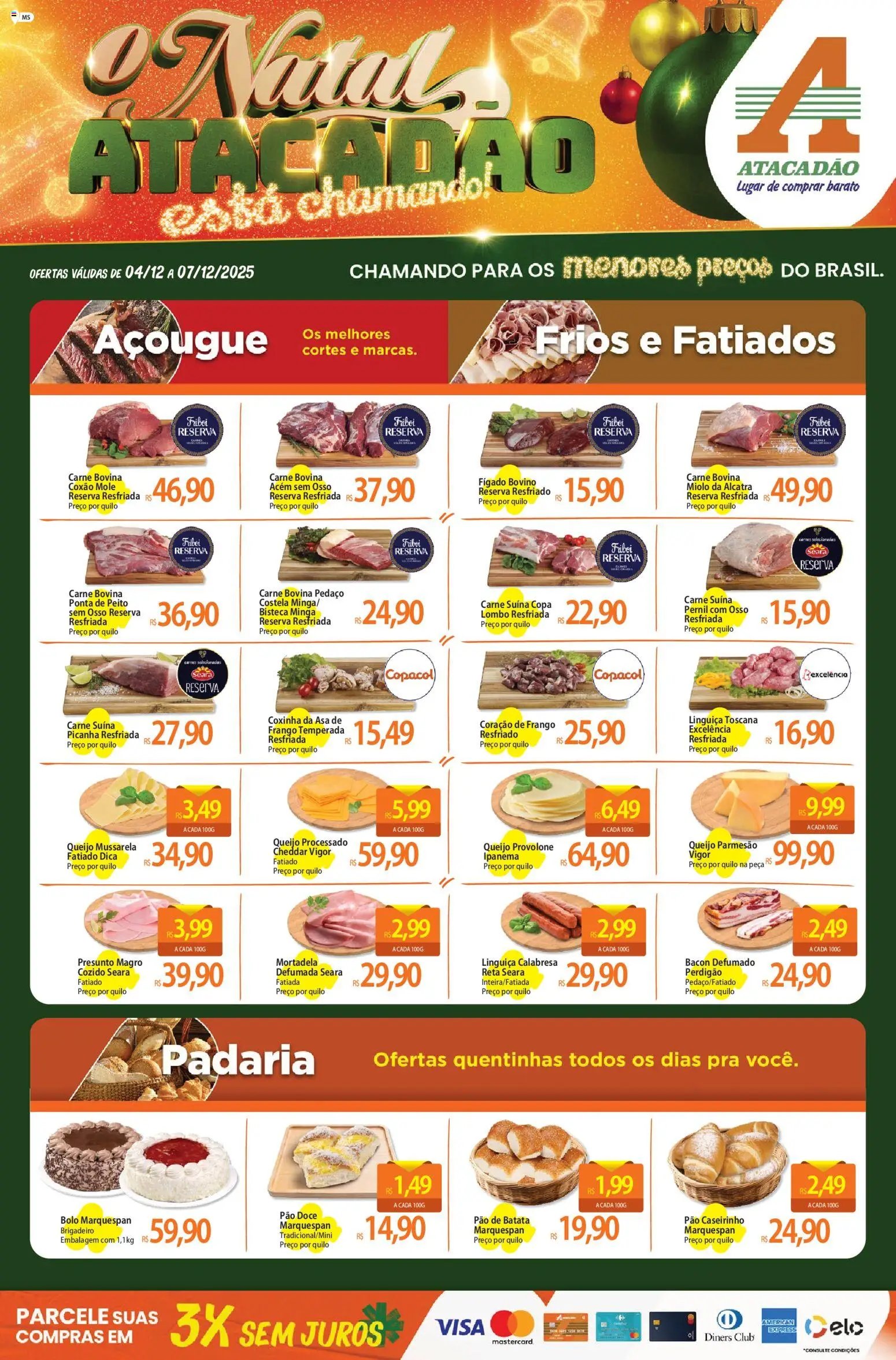 Atacadão folheto a partir de 04/12/2025 Ofertas - MS (2025-12-04 - 2025-12-07)