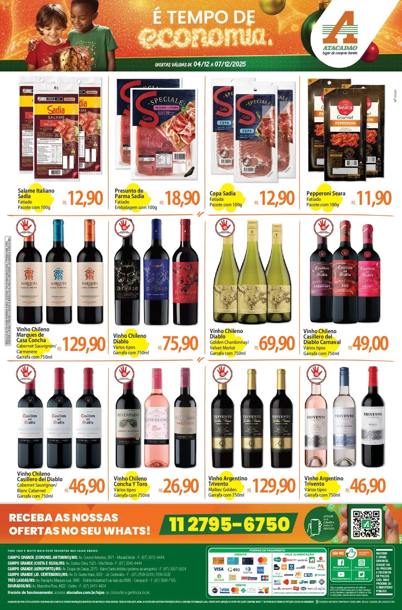 Atacadão folheto a partir de 04/12/2025 Ofertas - MS (2025-12-04 - 2025-12-07)