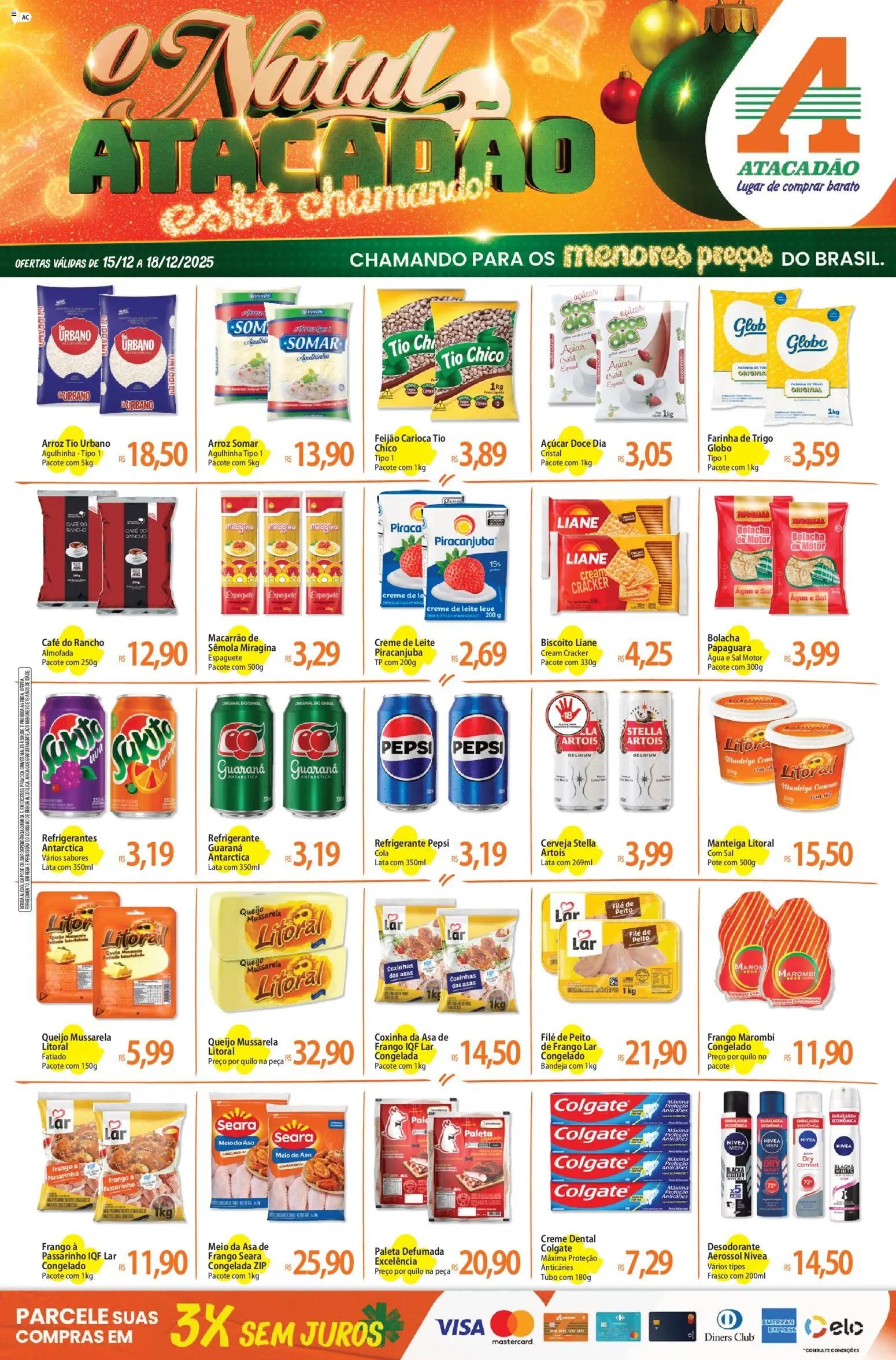 Atacadão folheto a partir de 15/12/2025 Ofertas - AC (2025-12-15 - 2025-12-18)