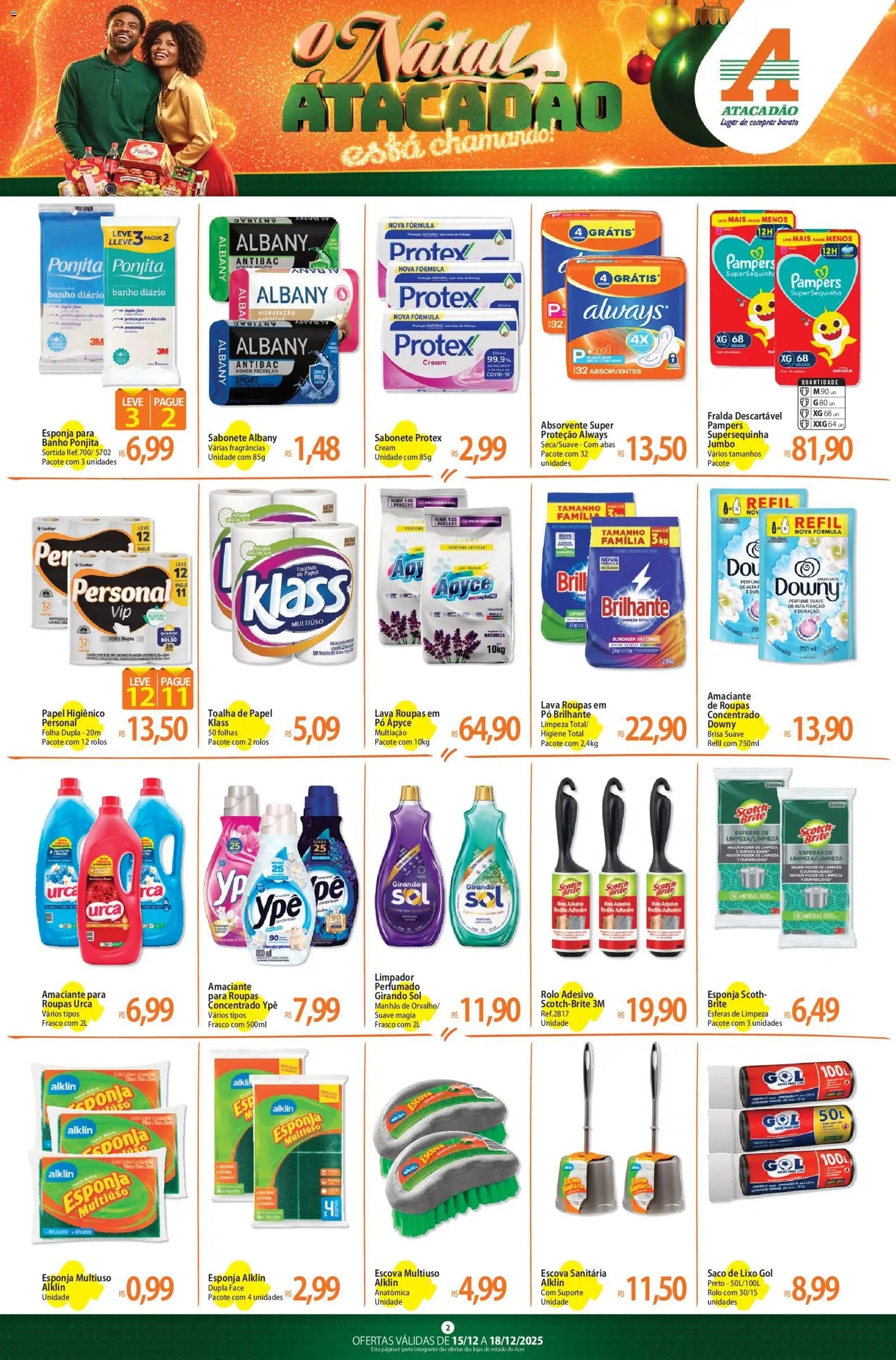 Atacadão folheto a partir de 15/12/2025 Ofertas - AC (2025-12-15 - 2025-12-18)