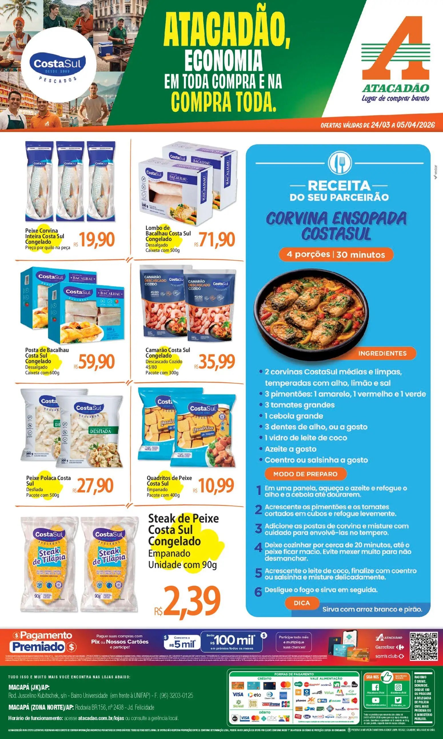 Atacadão folheto a partir de 24/03/2026 Atacadão ofertas - AP (2026-03-24 - 2026-04-05)