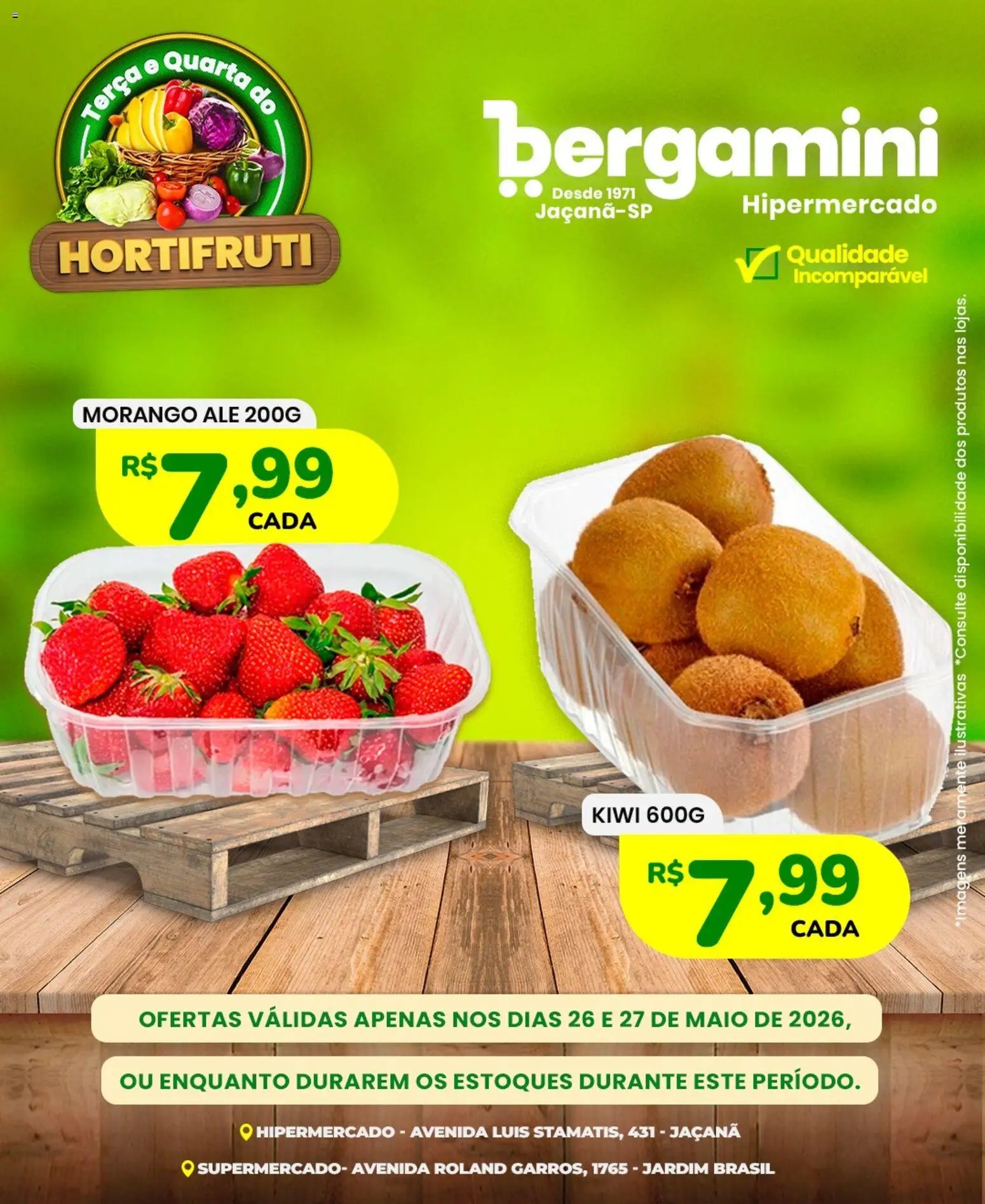 Supermercado Bergamini folheto a partir de 26/05/2026 Supermercado Bergamini - Ofertas da semana (2026-05-26 - 2026-05-27)