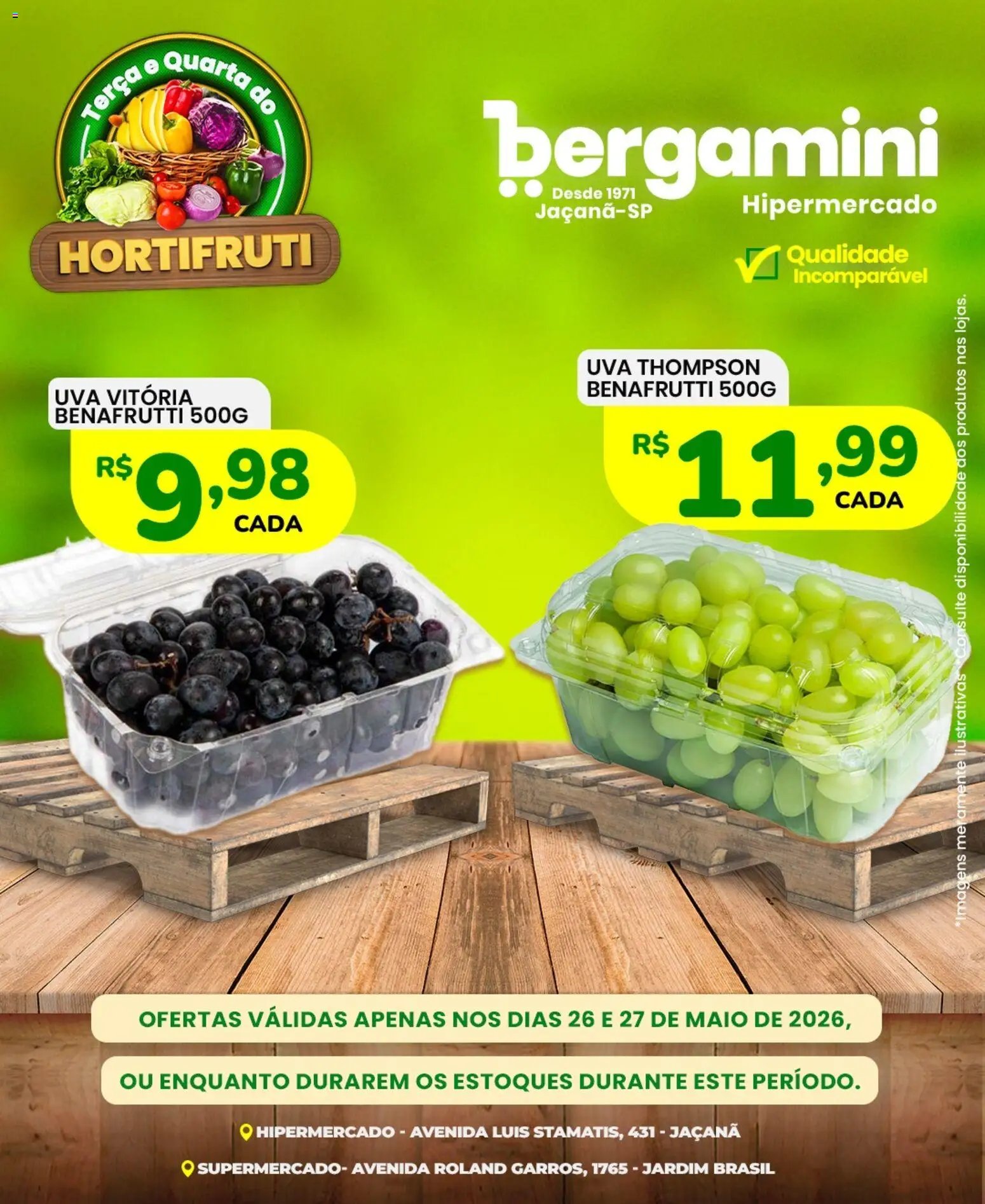 Supermercado Bergamini folheto a partir de 26/05/2026 Supermercado Bergamini - Ofertas da semana (2026-05-26 - 2026-05-27)