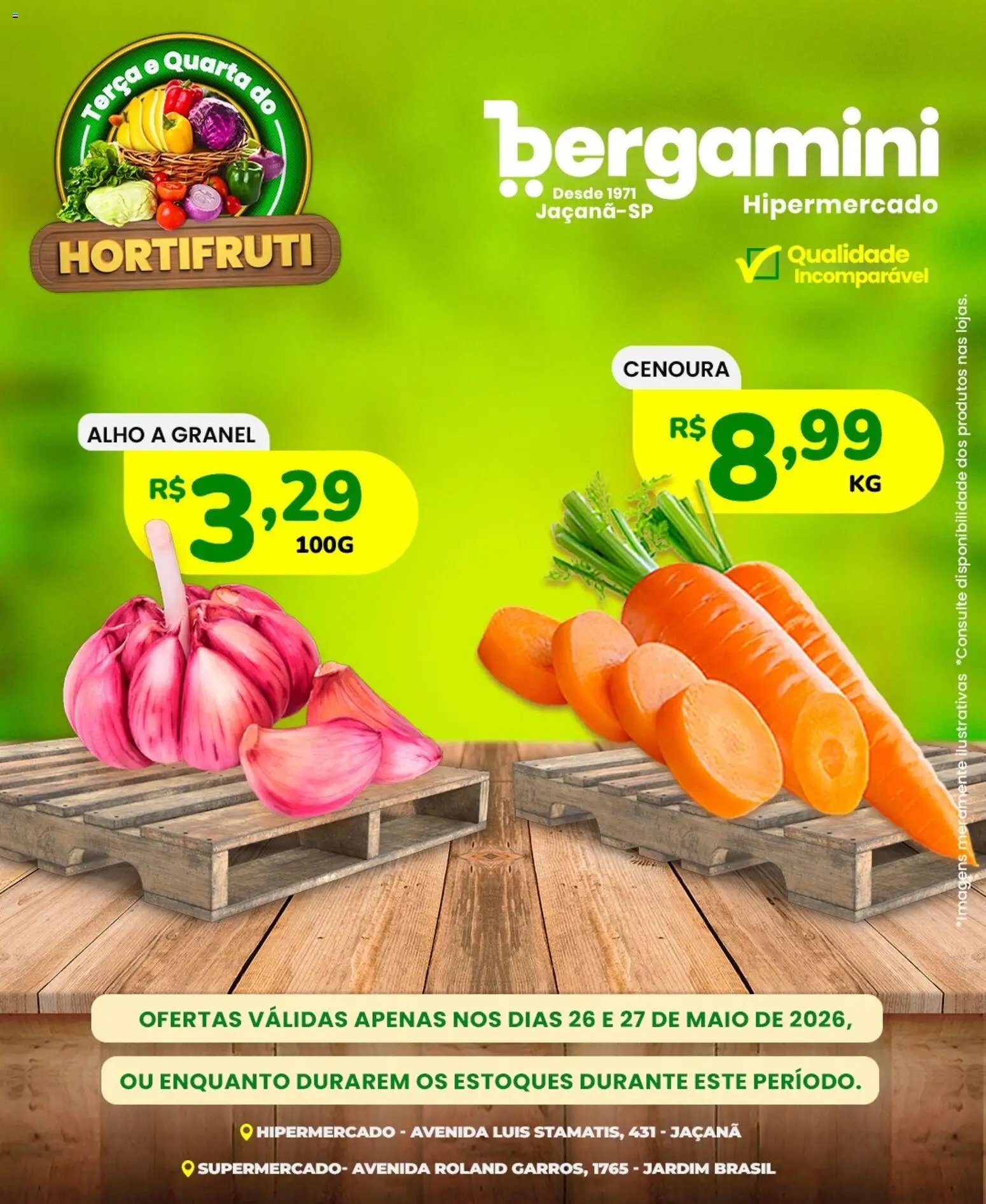 Supermercado Bergamini folheto a partir de 26/05/2026 Supermercado Bergamini - Ofertas da semana (2026-05-26 - 2026-05-27)