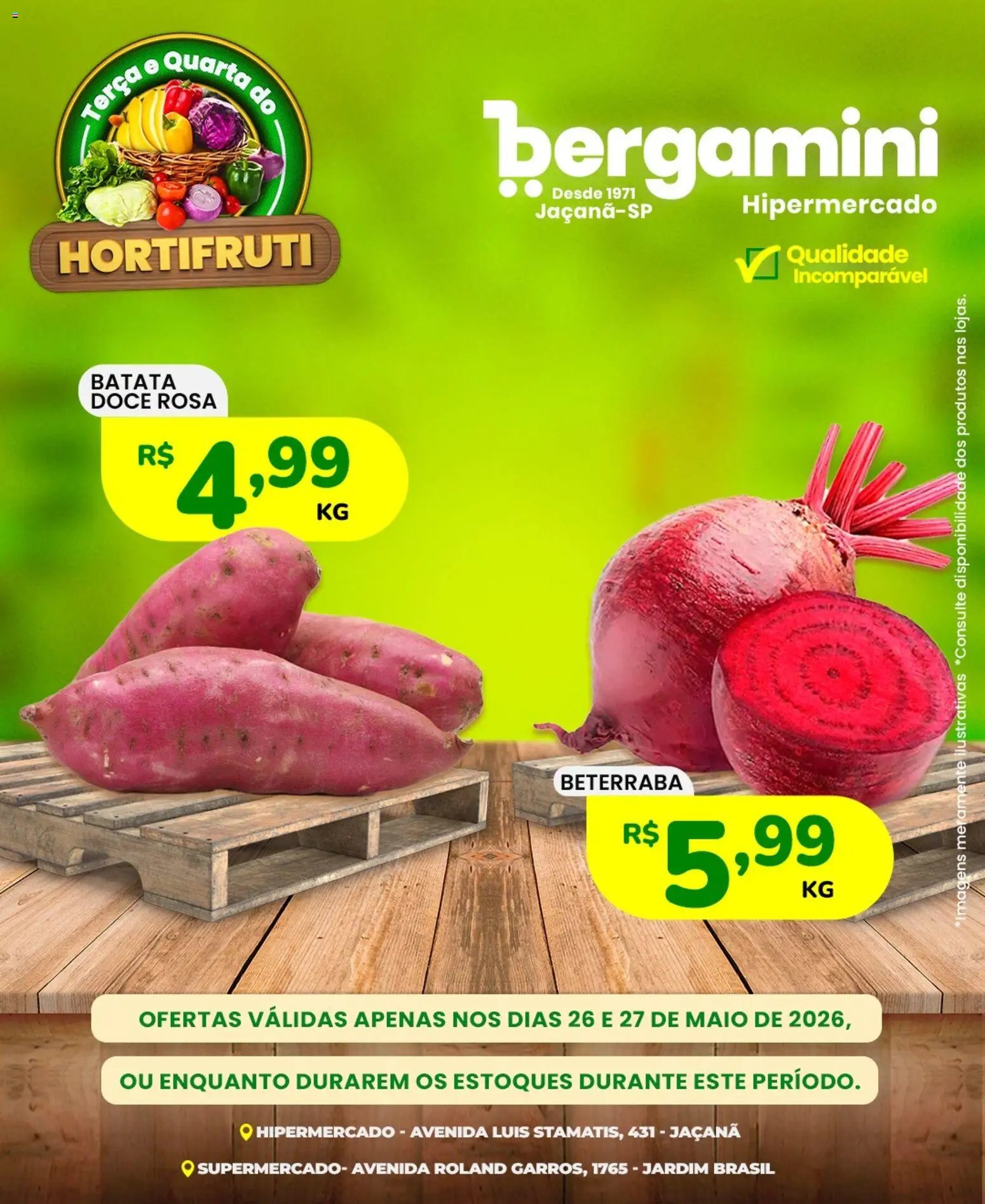 Supermercado Bergamini folheto a partir de 26/05/2026 Supermercado Bergamini - Ofertas da semana (2026-05-26 - 2026-05-27)