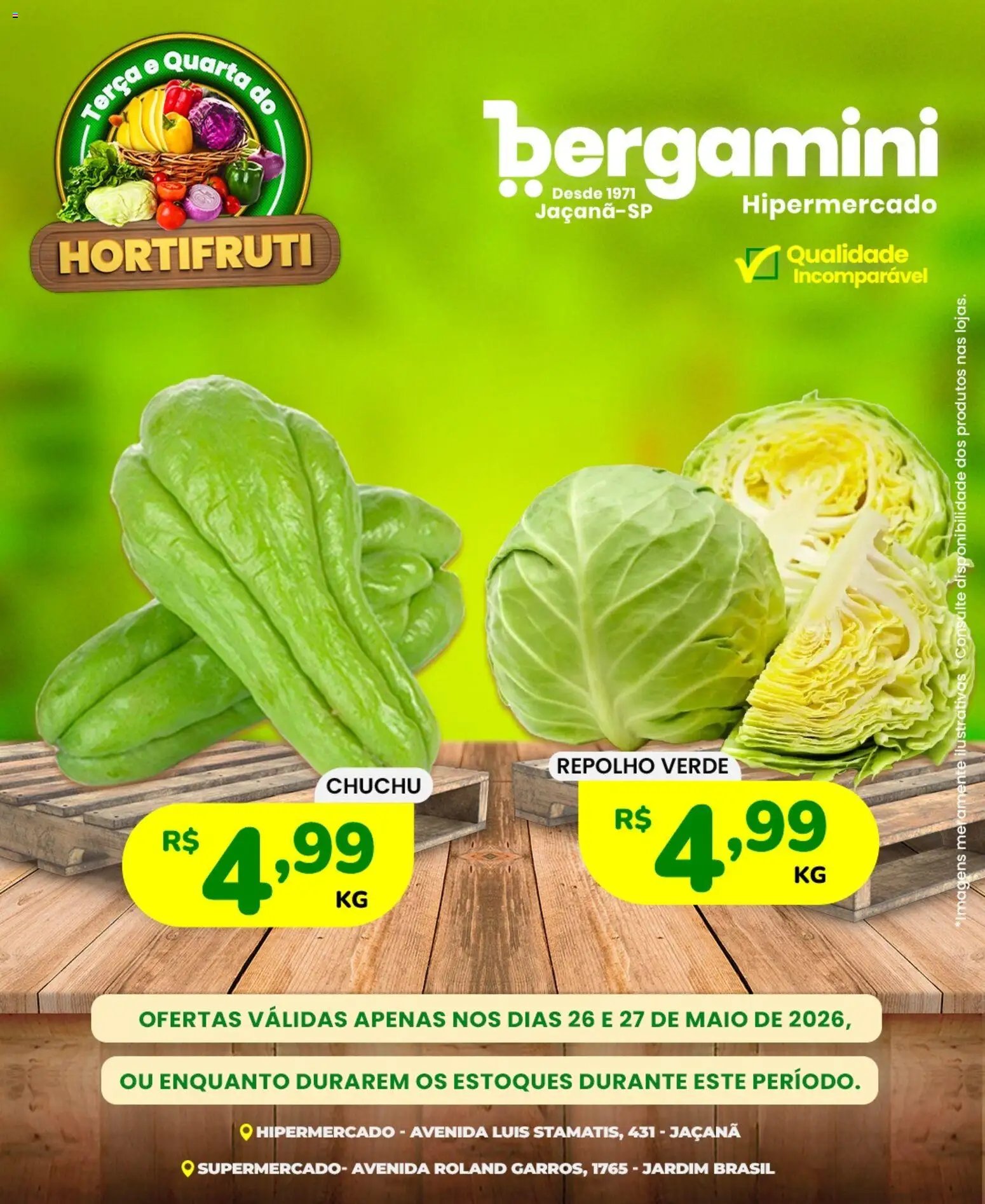 Supermercado Bergamini folheto a partir de 26/05/2026 Supermercado Bergamini - Ofertas da semana (2026-05-26 - 2026-05-27)