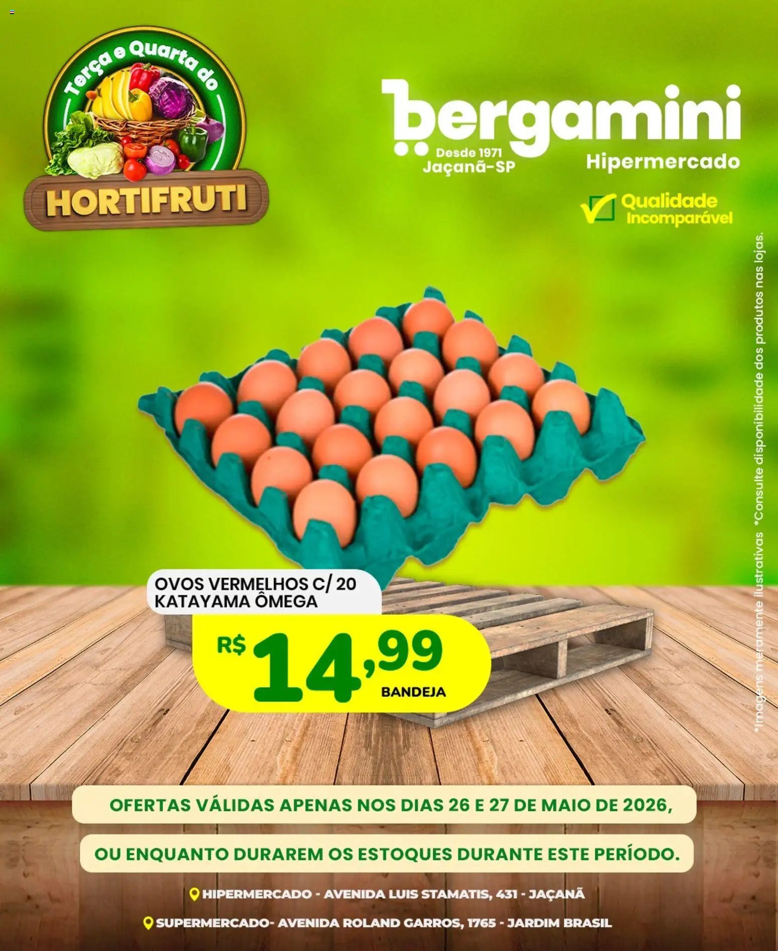 Supermercado Bergamini folheto a partir de 26/05/2026 Supermercado Bergamini - Ofertas da semana (2026-05-26 - 2026-05-27)