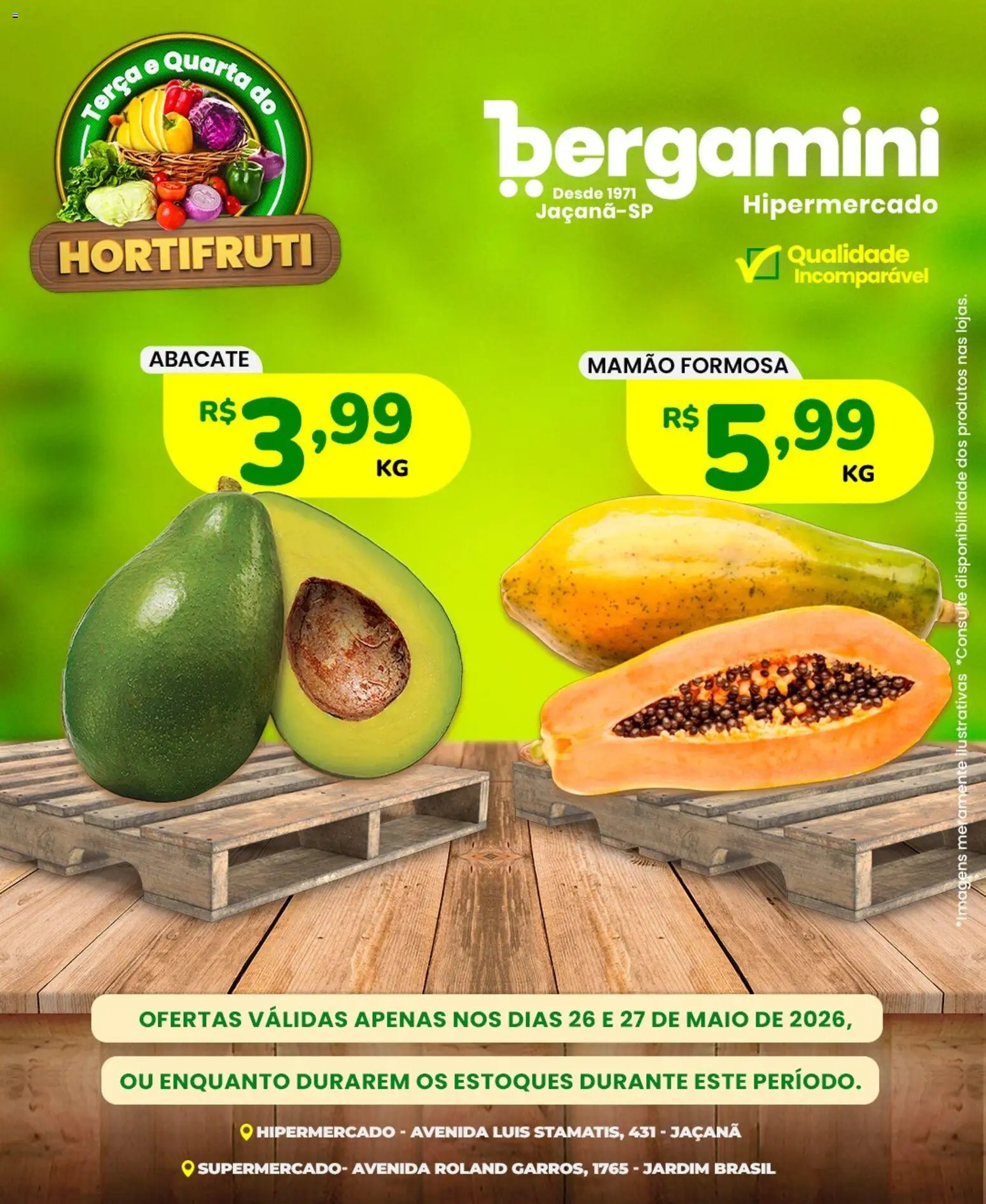 Supermercado Bergamini folheto a partir de 26/05/2026 Supermercado Bergamini - Ofertas da semana (2026-05-26 - 2026-05-27)