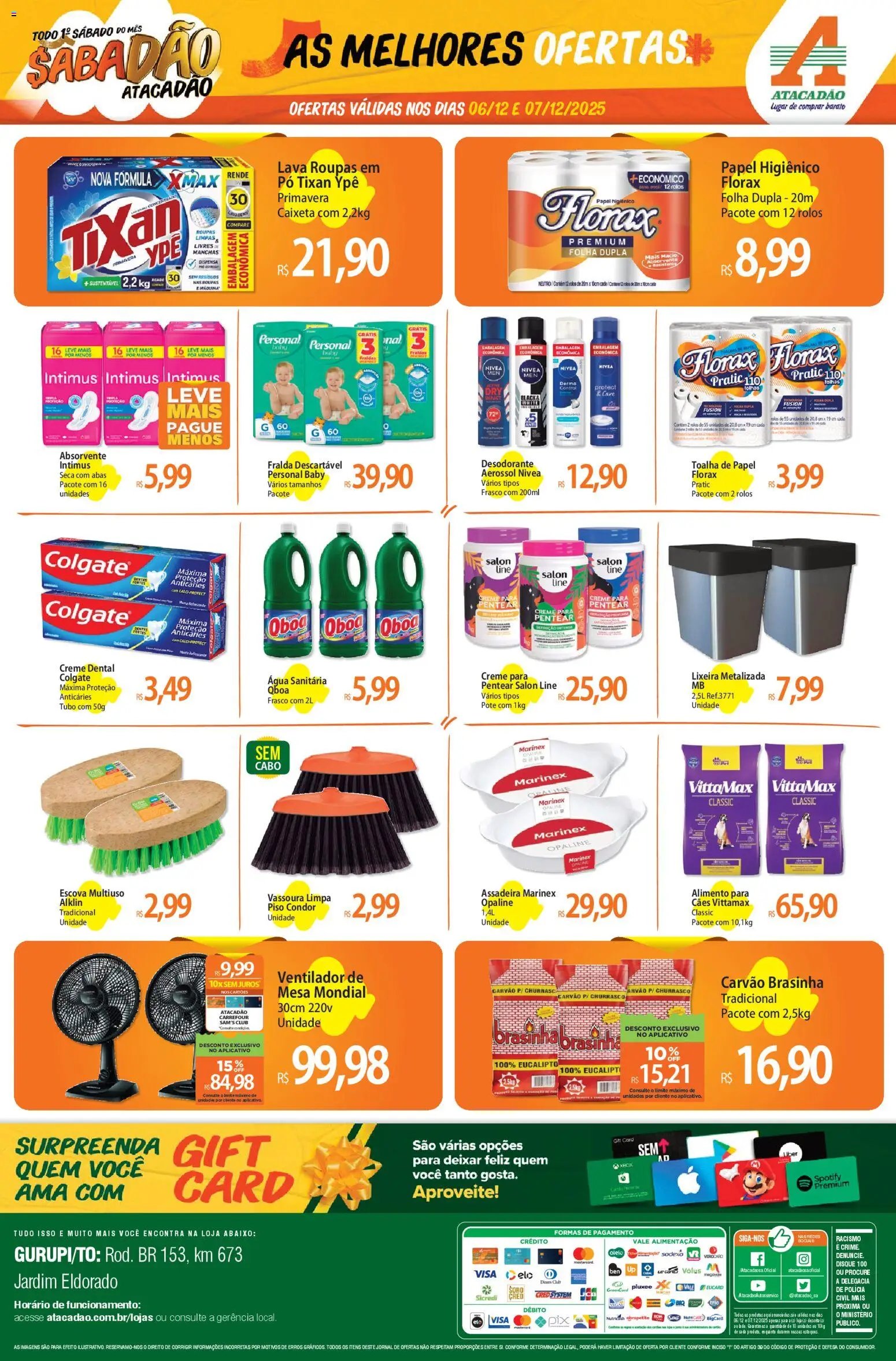 Atacadão folheto a partir de 06/12/2025 Ofertas - TO (2025-12-06 - 2025-12-07)