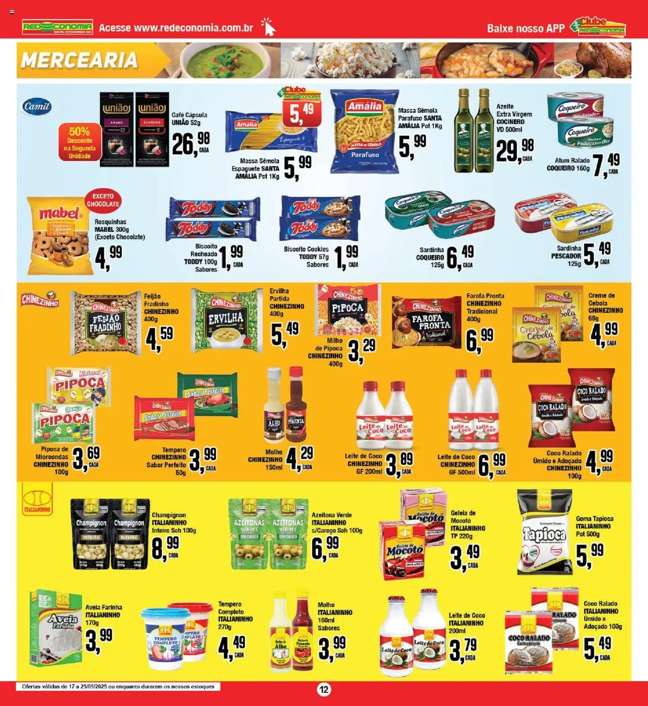 RedEconomia folheto a partir de 17/09/2025 Encarte (2025-09-17 - 2025-09-25)