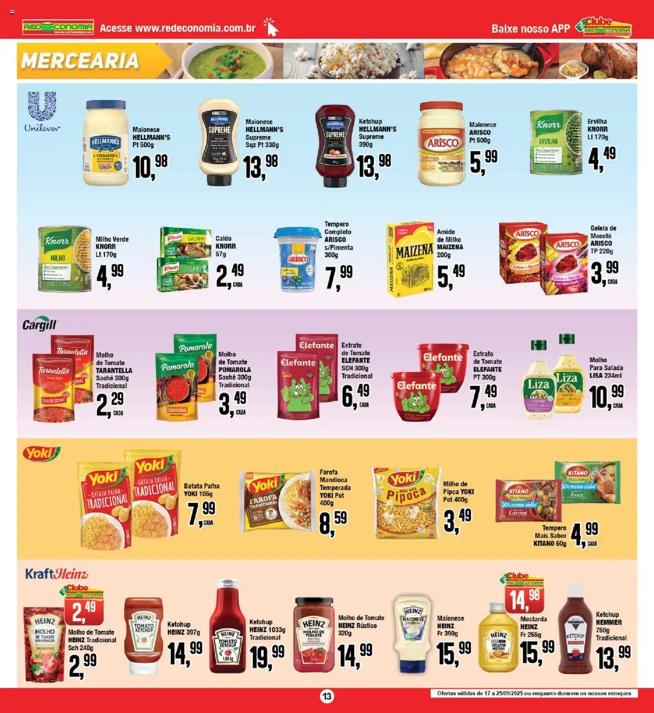 RedEconomia folheto a partir de 17/09/2025 Encarte (2025-09-17 - 2025-09-25)