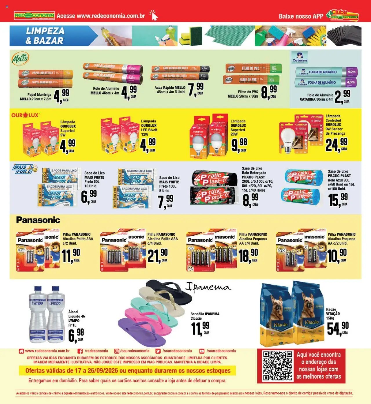 RedEconomia folheto a partir de 17/09/2025 Encarte (2025-09-17 - 2025-09-25)