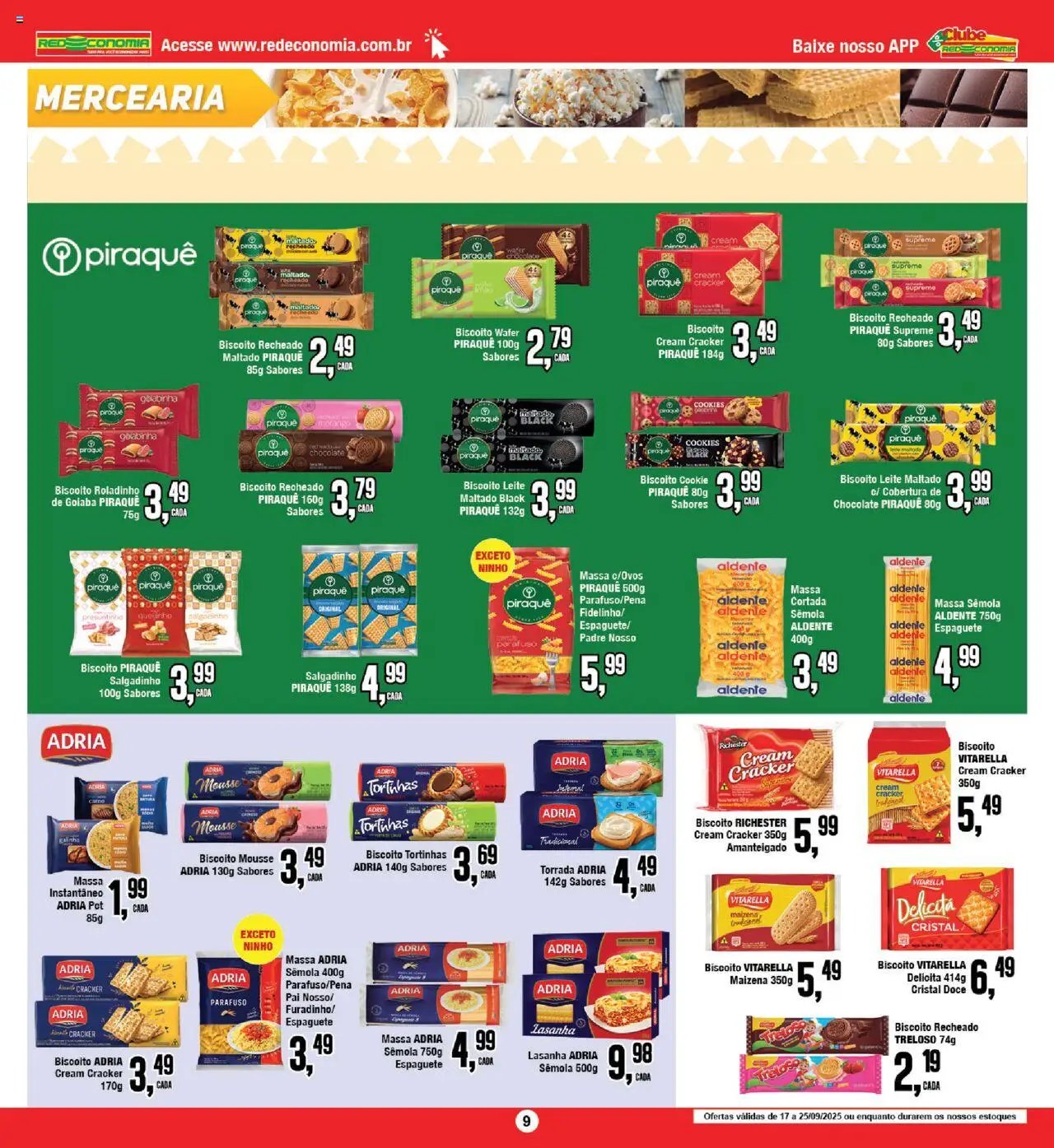 RedEconomia folheto a partir de 17/09/2025 Encarte (2025-09-17 - 2025-09-25)