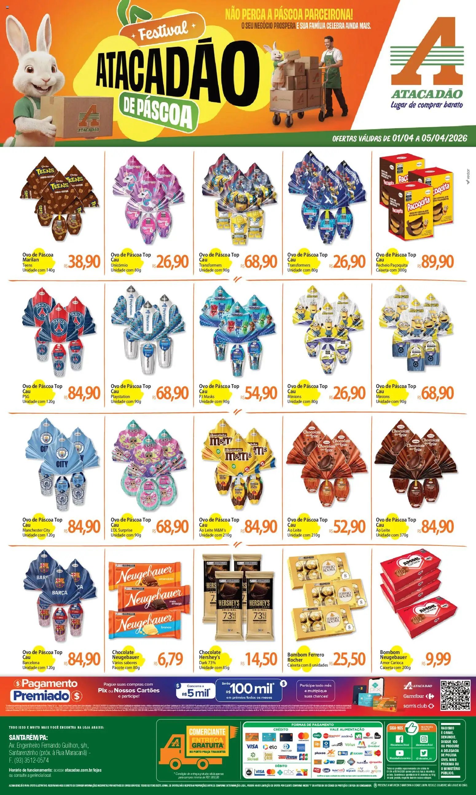 Atacadão folheto a partir de 01/04/2026 Atacadão ofertas - PA (2026-04-01 - 2026-04-05)
