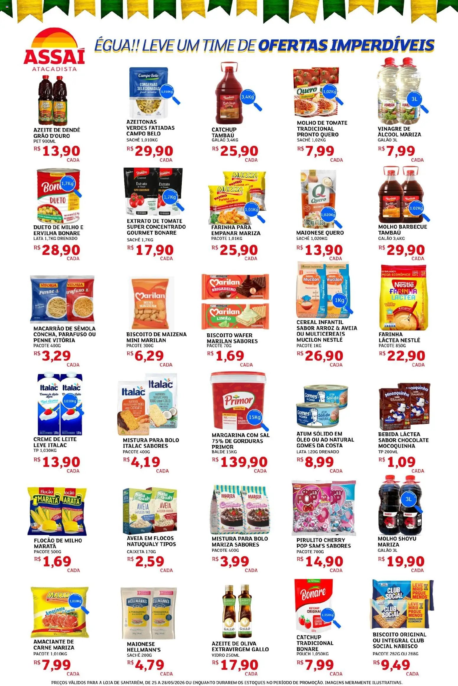 Assaí Atacadista folheto a partir de 25/05/2026 Assaí Atacadista ofertas - PA (2026-05-25 - 2026-05-28)