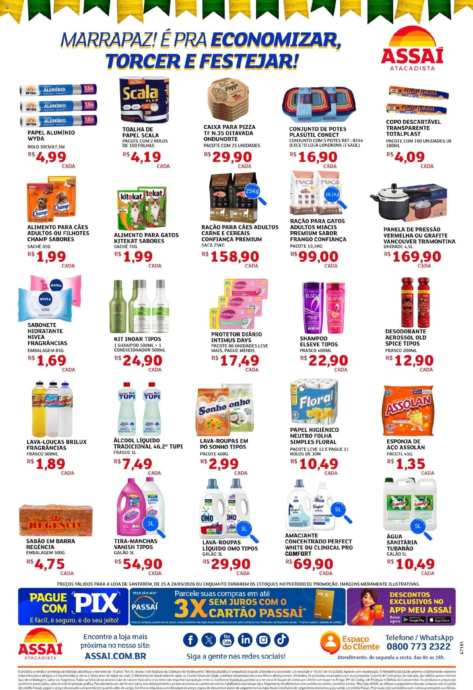 Assaí Atacadista folheto a partir de 25/05/2026 Assaí Atacadista ofertas - PA (2026-05-25 - 2026-05-28)