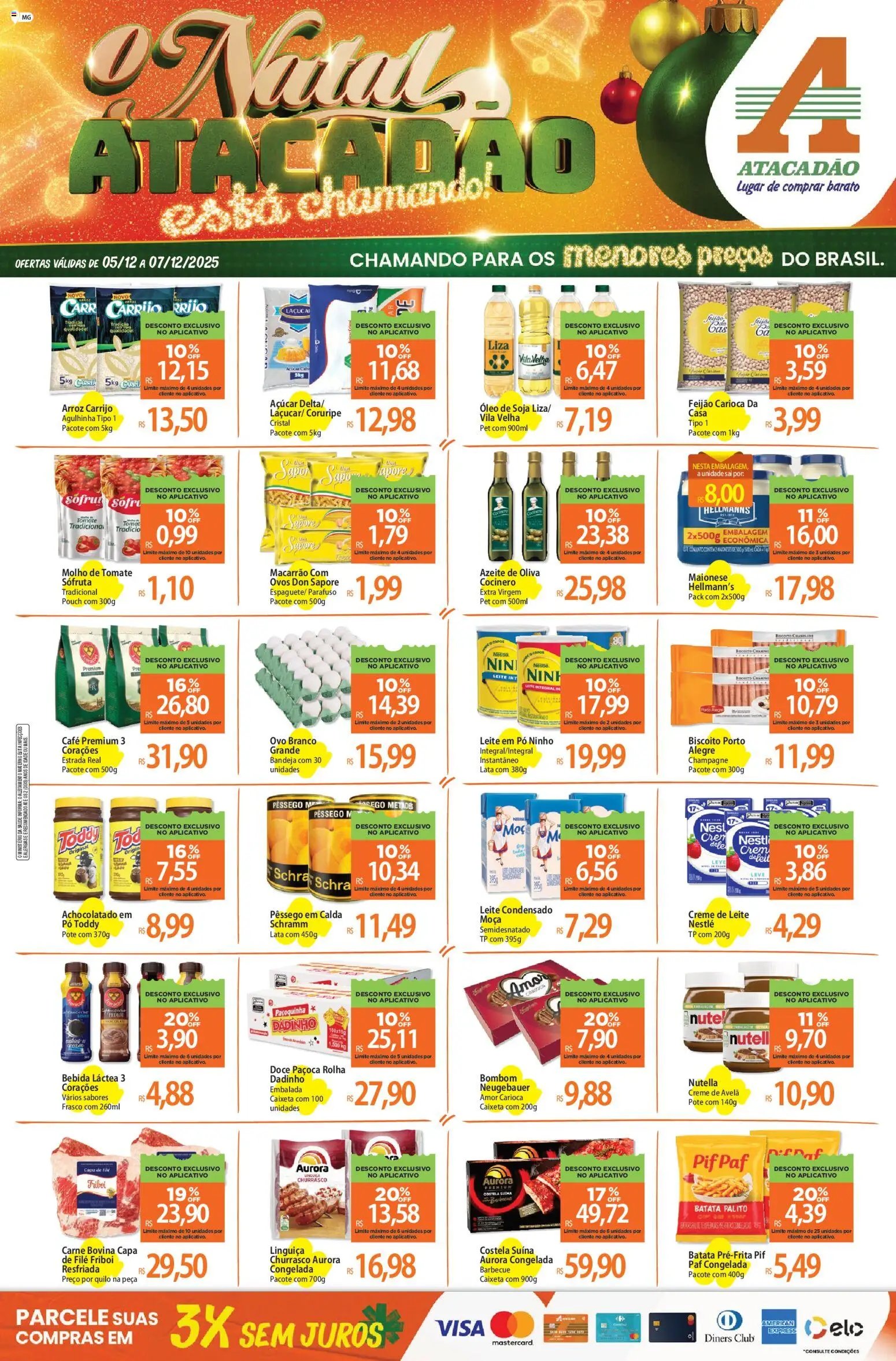 Atacadão folheto a partir de 05/12/2025 Ofertas - MG (2025-12-05 - 2025-12-07)