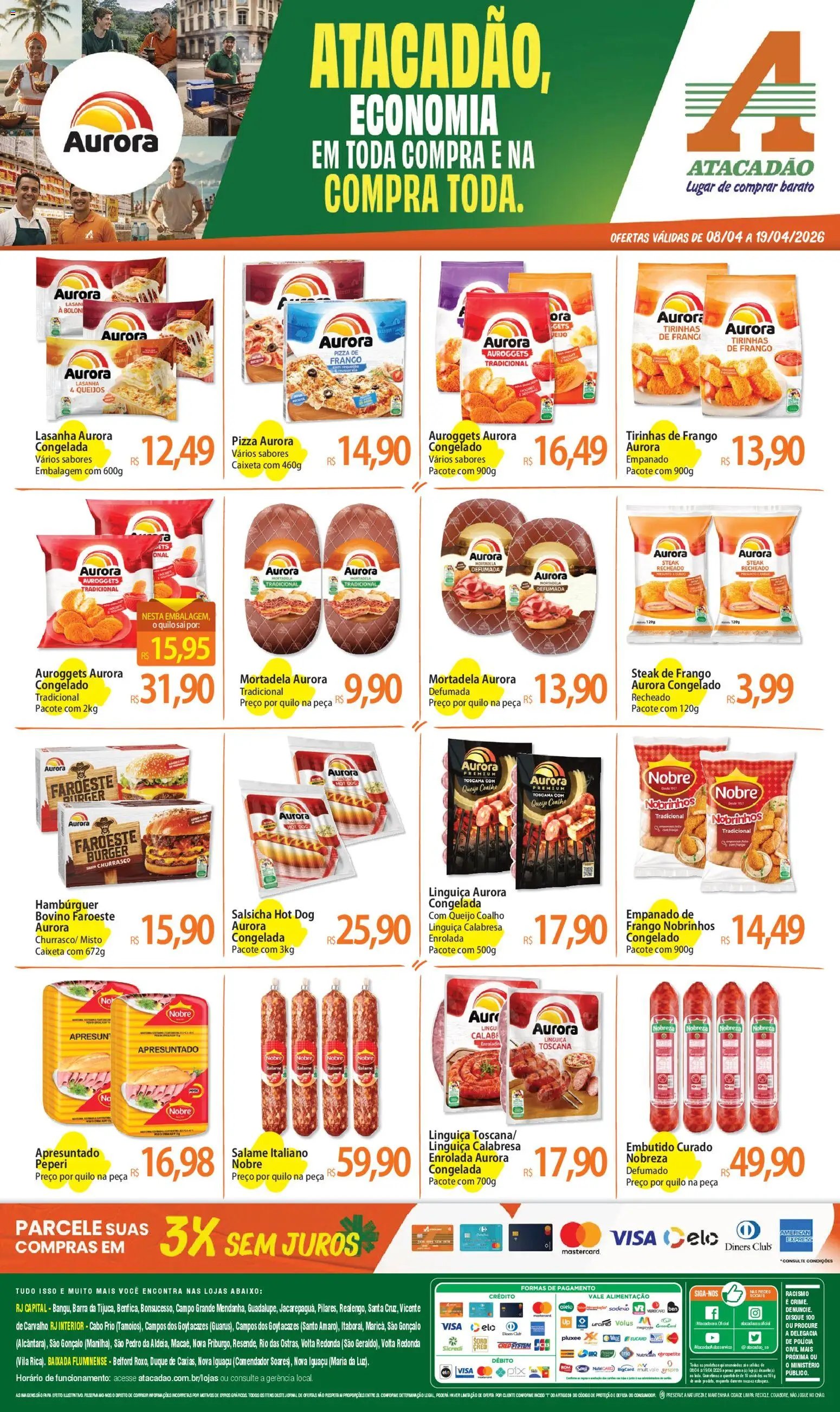 Atacadão folheto a partir de 08/04/2026 Atacadão ofertas - RJ (2026-04-08 - 2026-04-19)