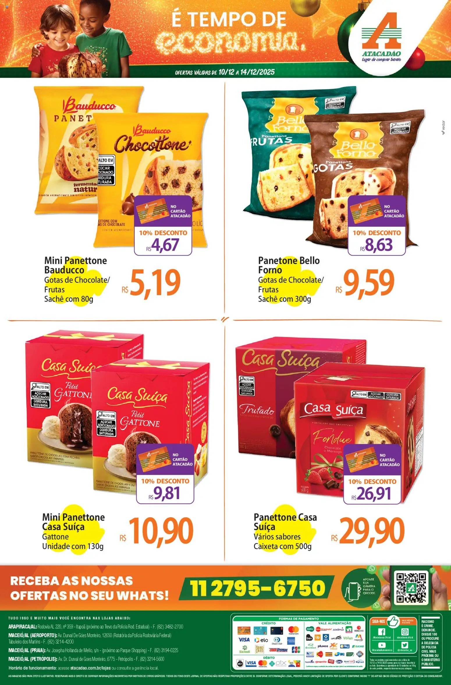 Atacadão folheto a partir de 10/12/2025 Ofertas - AL (2025-12-10 - 2025-12-14)