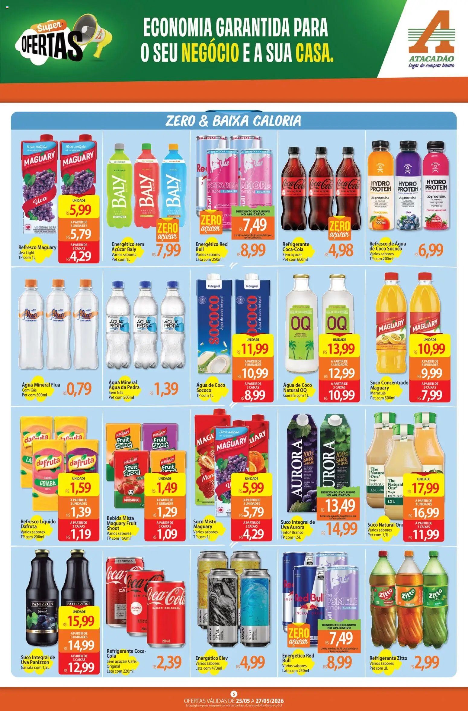 Atacadão folheto a partir de 25/05/2026 Atacadão ofertas - RS (2026-05-25 - 2026-05-27)