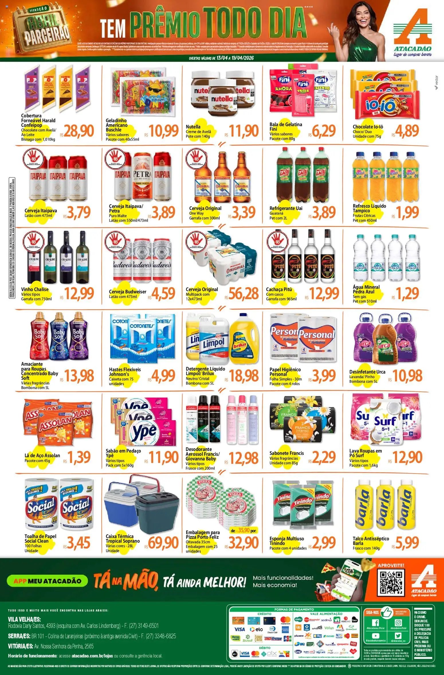 Atacadão folheto a partir de 13/04/2026 Atacadão ofertas - ES (2026-04-13 - 2026-04-19)