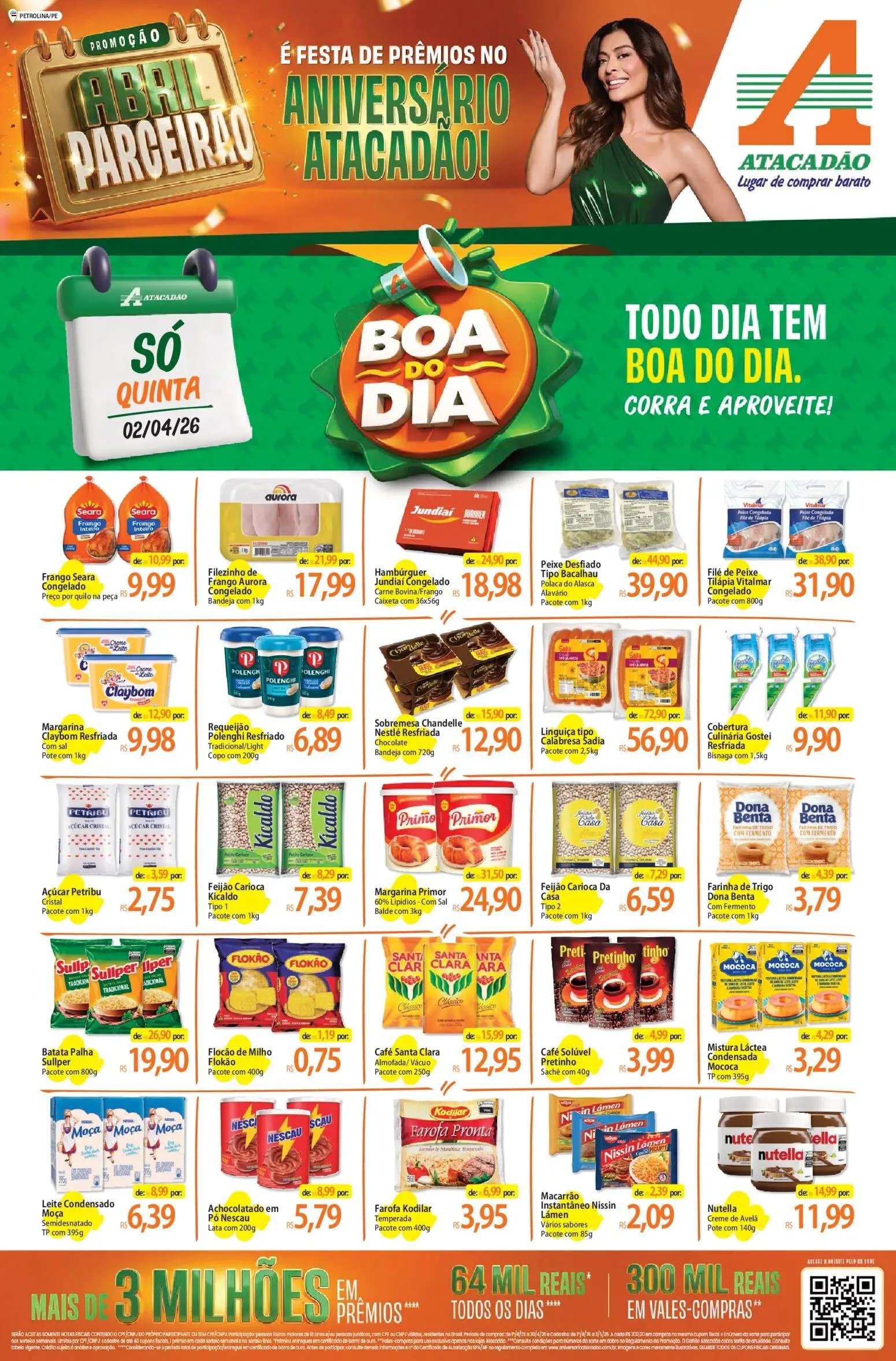 Atacadão folheto a partir de 02/04/2026 Atacadão ofertas - PE (2026-04-02 - 2026-04-02)
