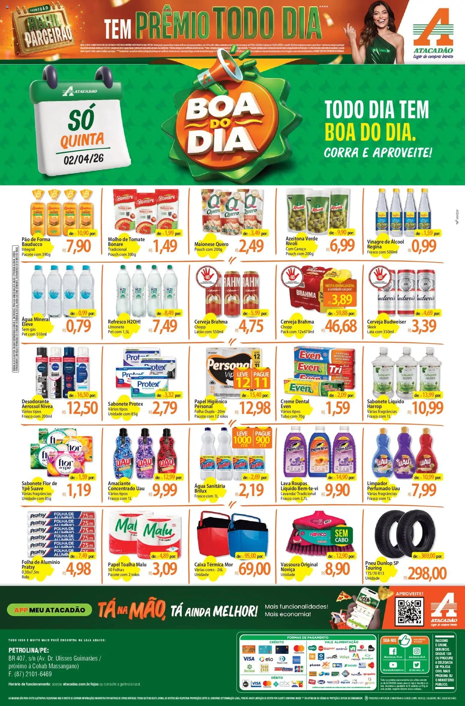 Atacadão folheto a partir de 02/04/2026 Atacadão ofertas - PE (2026-04-02 - 2026-04-02)