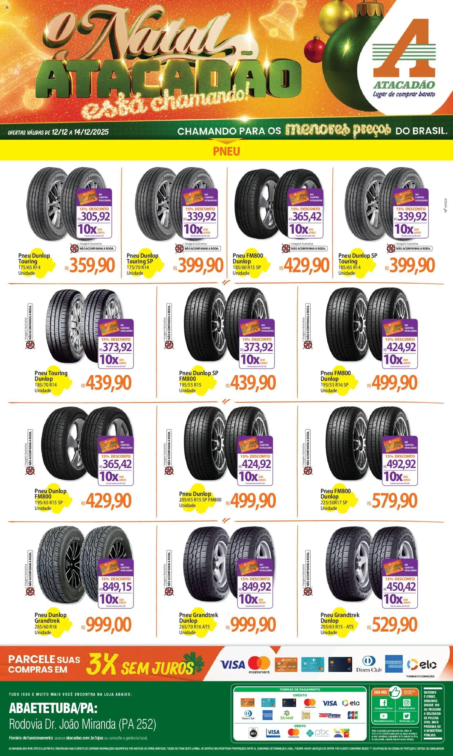 Atacadão folheto a partir de 12/12/2025 Ofertas - PA (2025-12-12 - 2025-12-14)