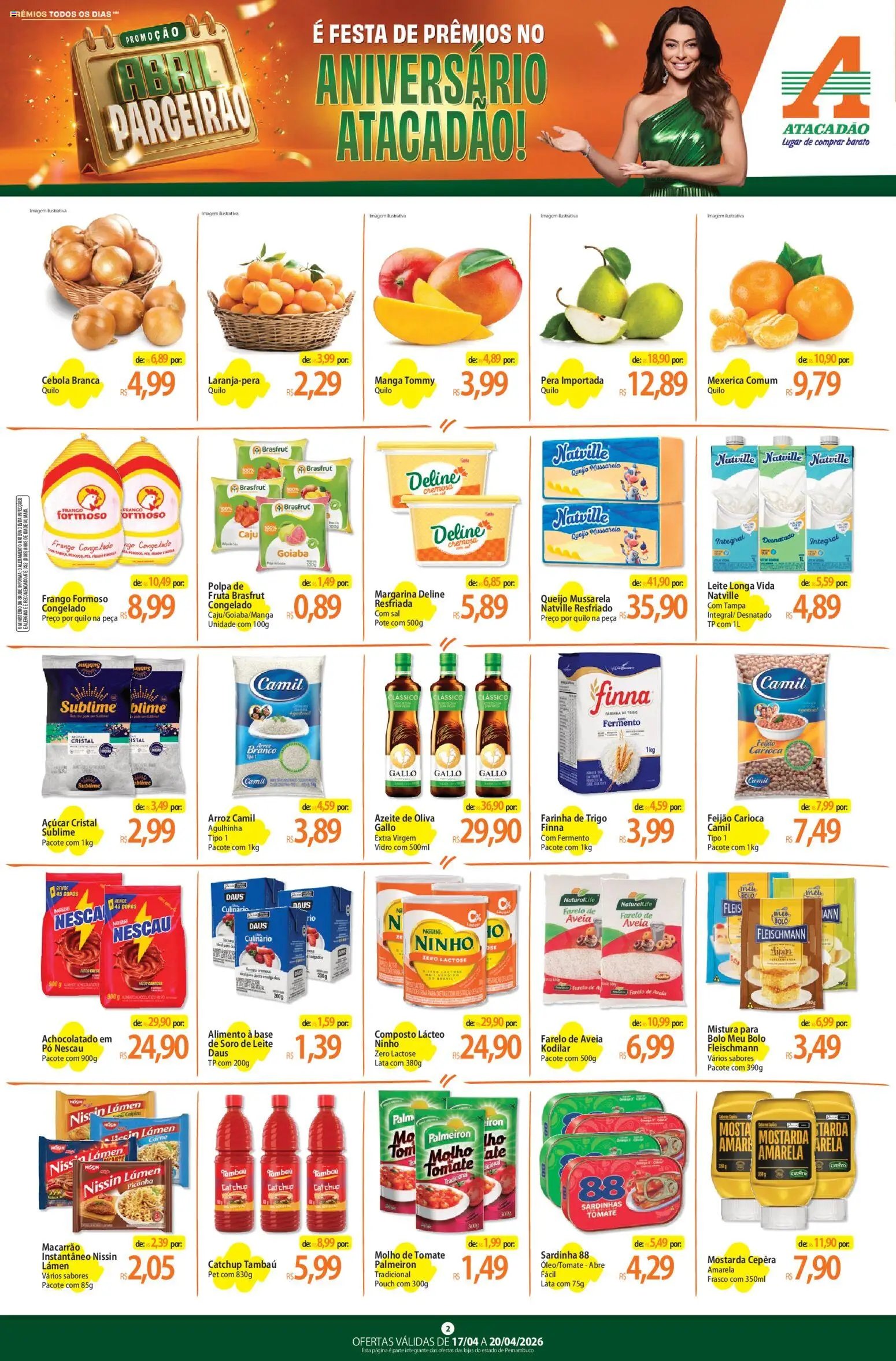 Atacadão folheto a partir de 17/04/2026 Atacadão ofertas - PE (2026-04-17 - 2026-04-20)