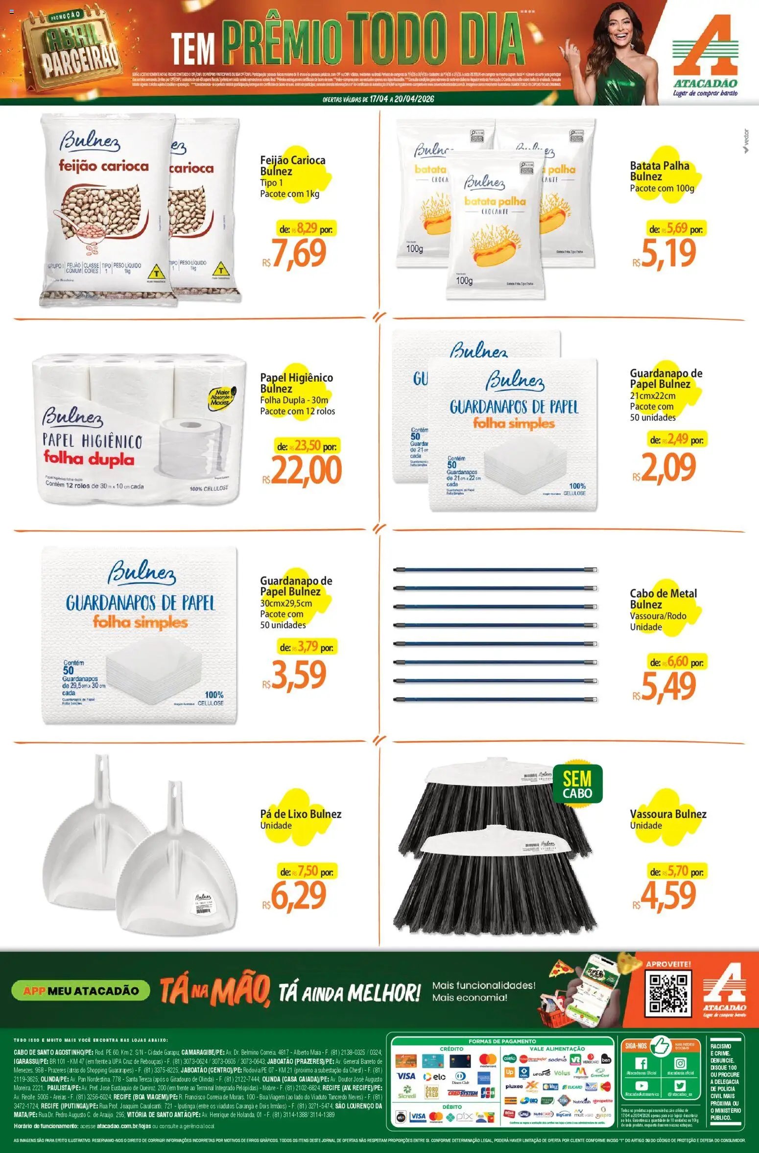 Atacadão folheto a partir de 17/04/2026 Atacadão ofertas - PE (2026-04-17 - 2026-04-20)