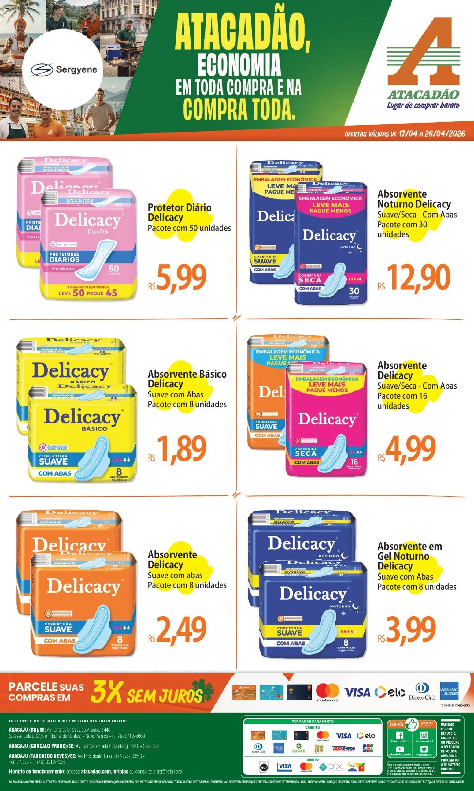 Atacadão folheto a partir de 17/04/2026 Atacadão ofertas - SE (2026-04-17 - 2026-04-26)
