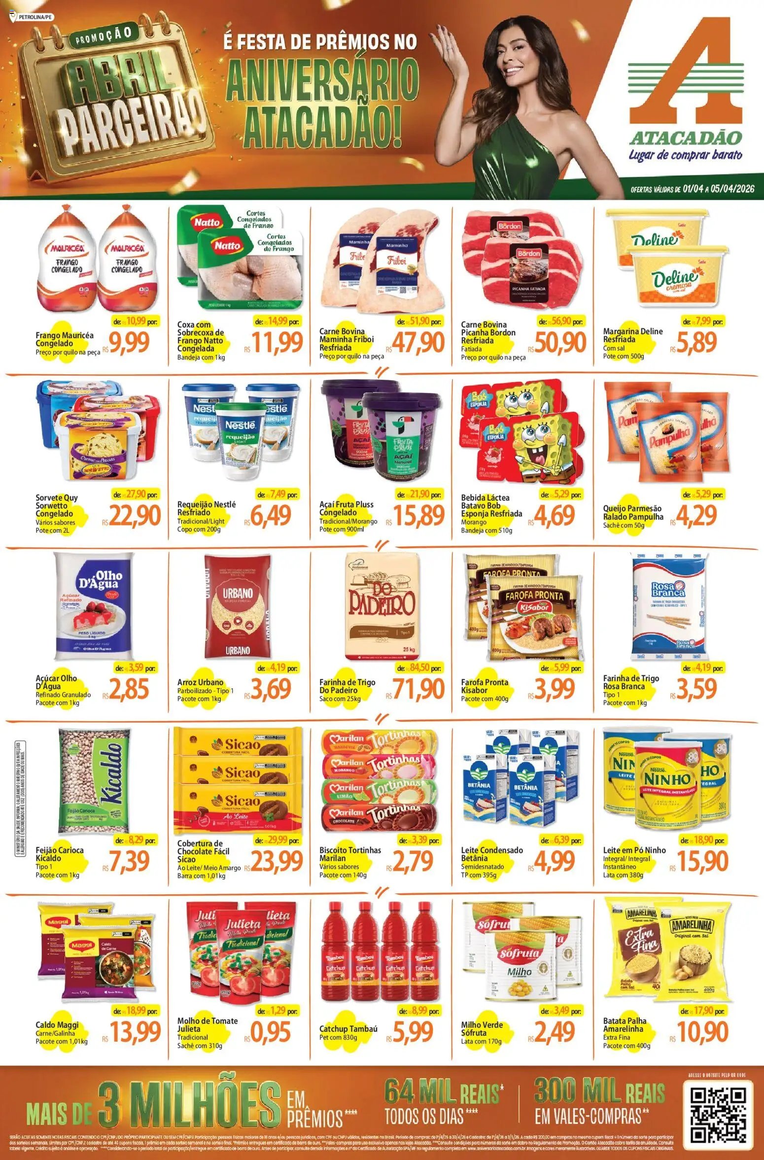 Atacadão folheto a partir de 01/04/2026 Atacadão ofertas - PE (2026-04-01 - 2026-04-05)